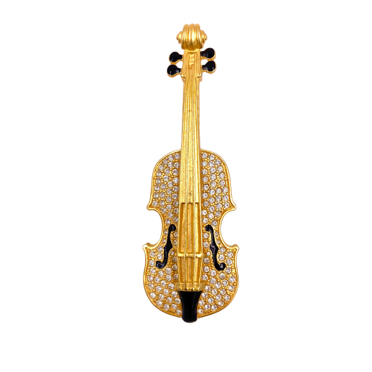 Karl Lagerfeld Cello Brooch - The Kit Vintage