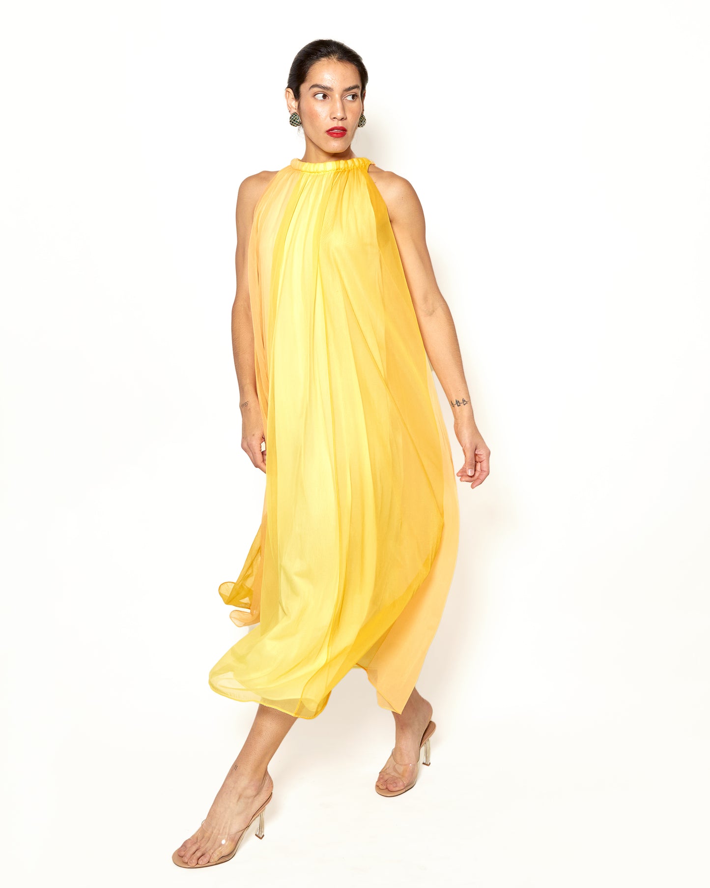 Vintage Chevette Yellow Dress