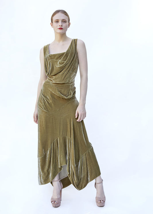 Vivienne Westwood Gold Label Velvet Corset Gown - The Kit Vintage