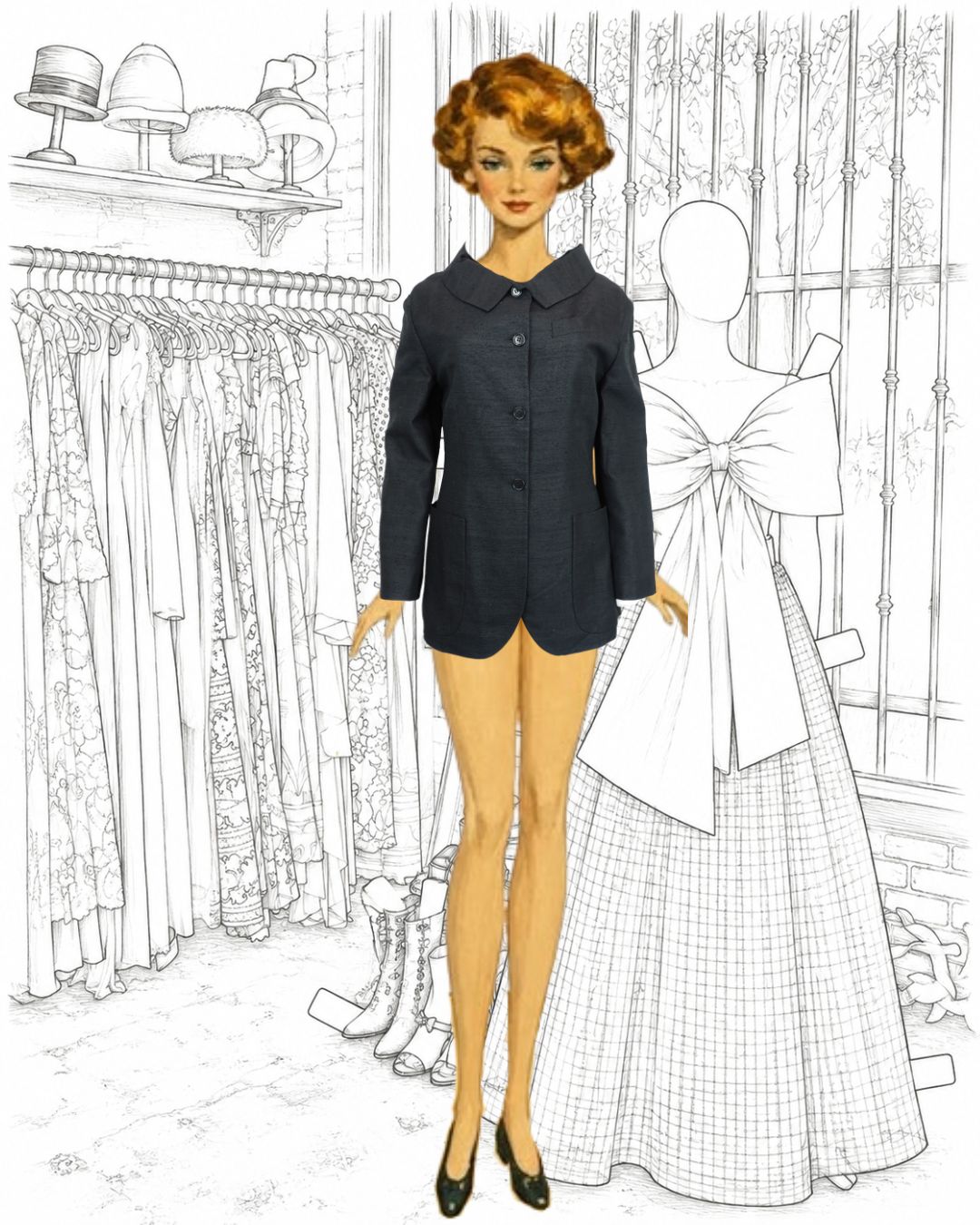 Romeo Gigli Black Silk Blazer