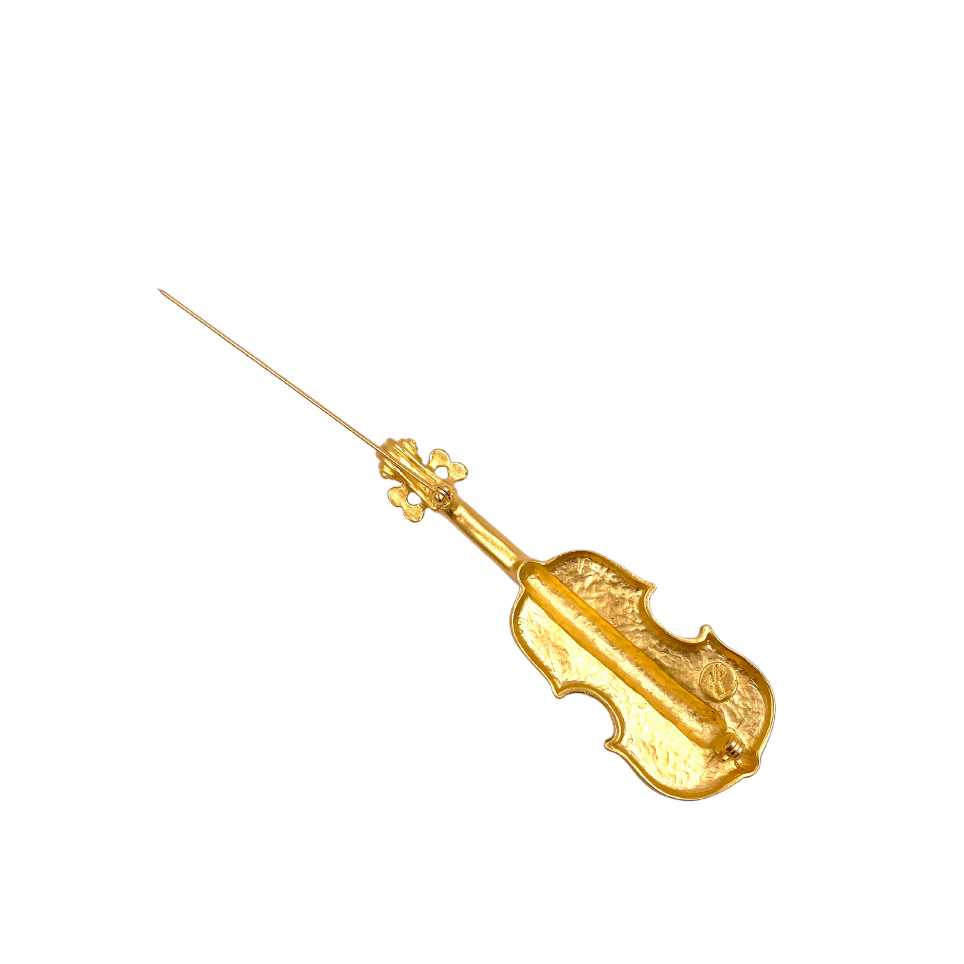 Karl Lagerfeld Cello Brooch - The Kit Vintage