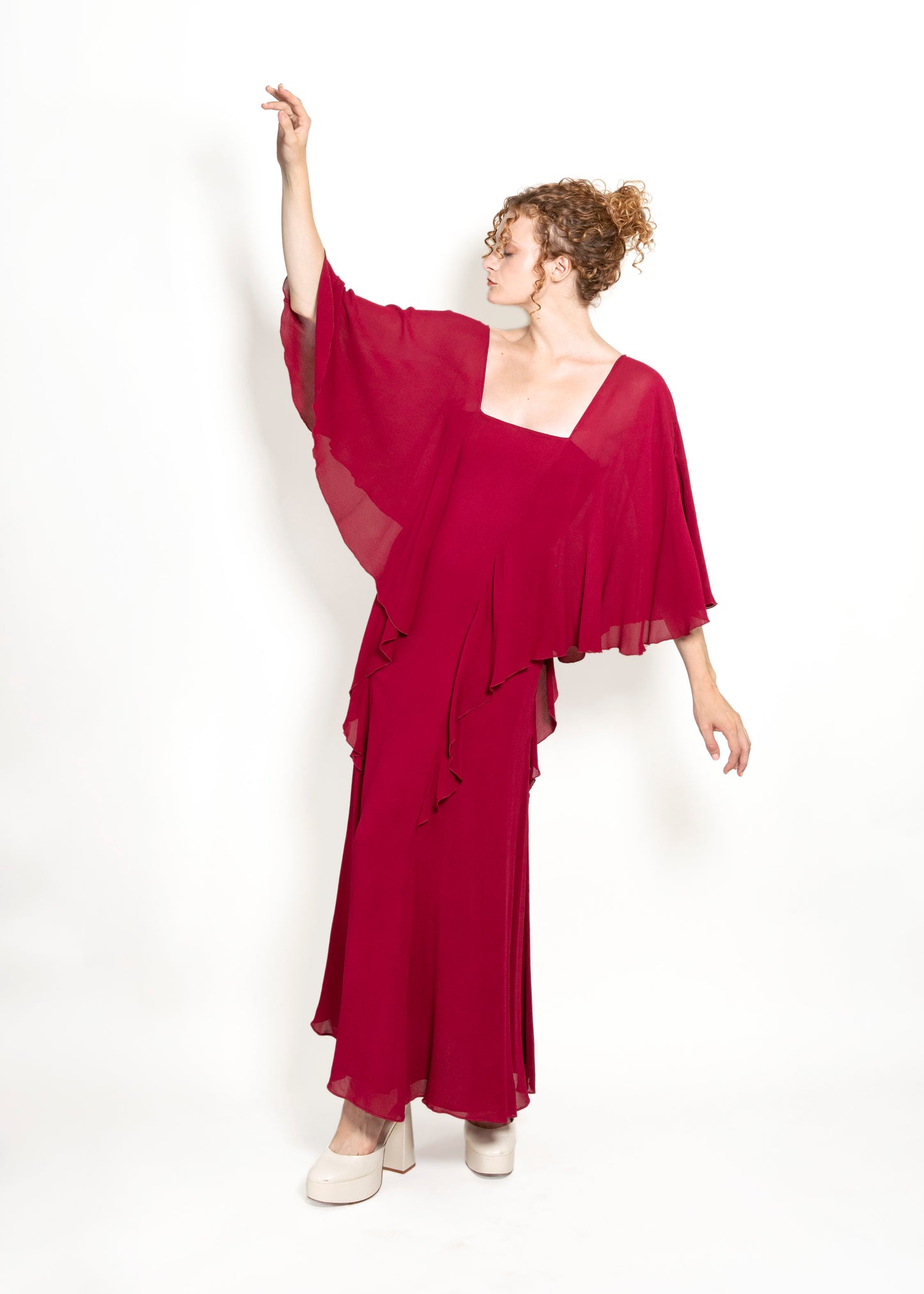 Giorgio's of Beverly Hills Berry Boho Dress