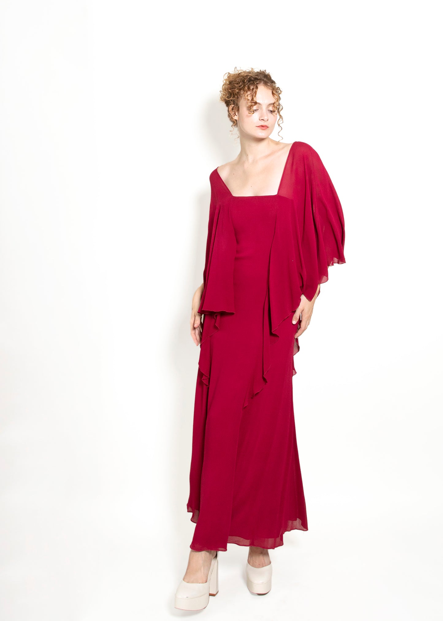 Giorgio's of Beverly Hills Berry Boho Dress