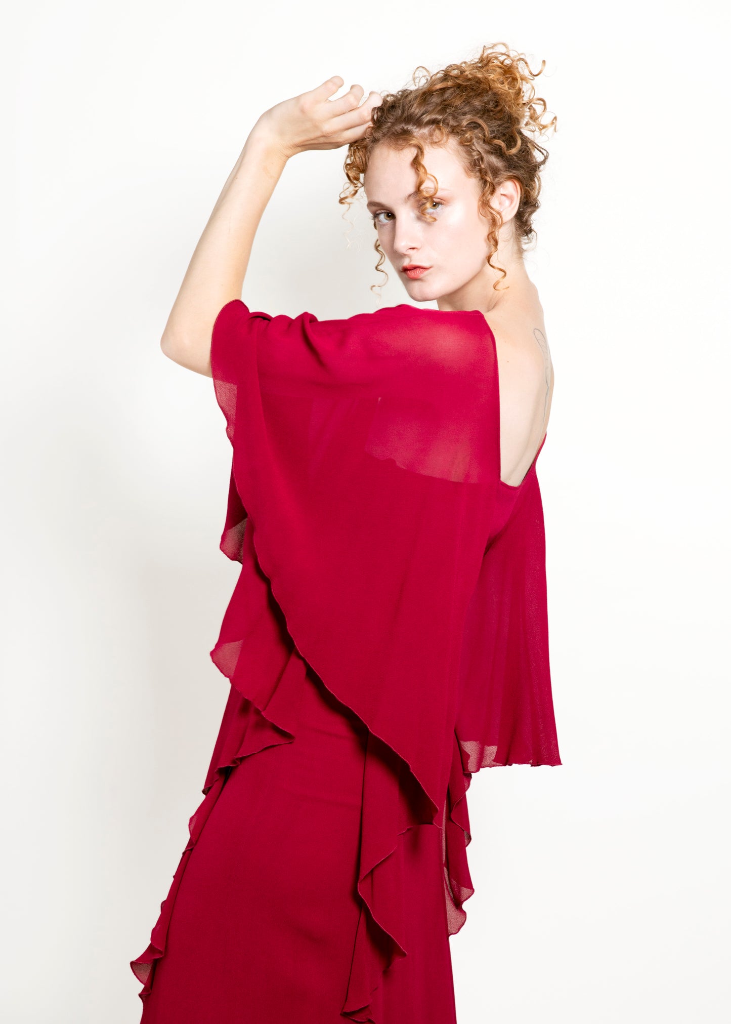 Giorgio's of Beverly Hills Berry Boho Dress