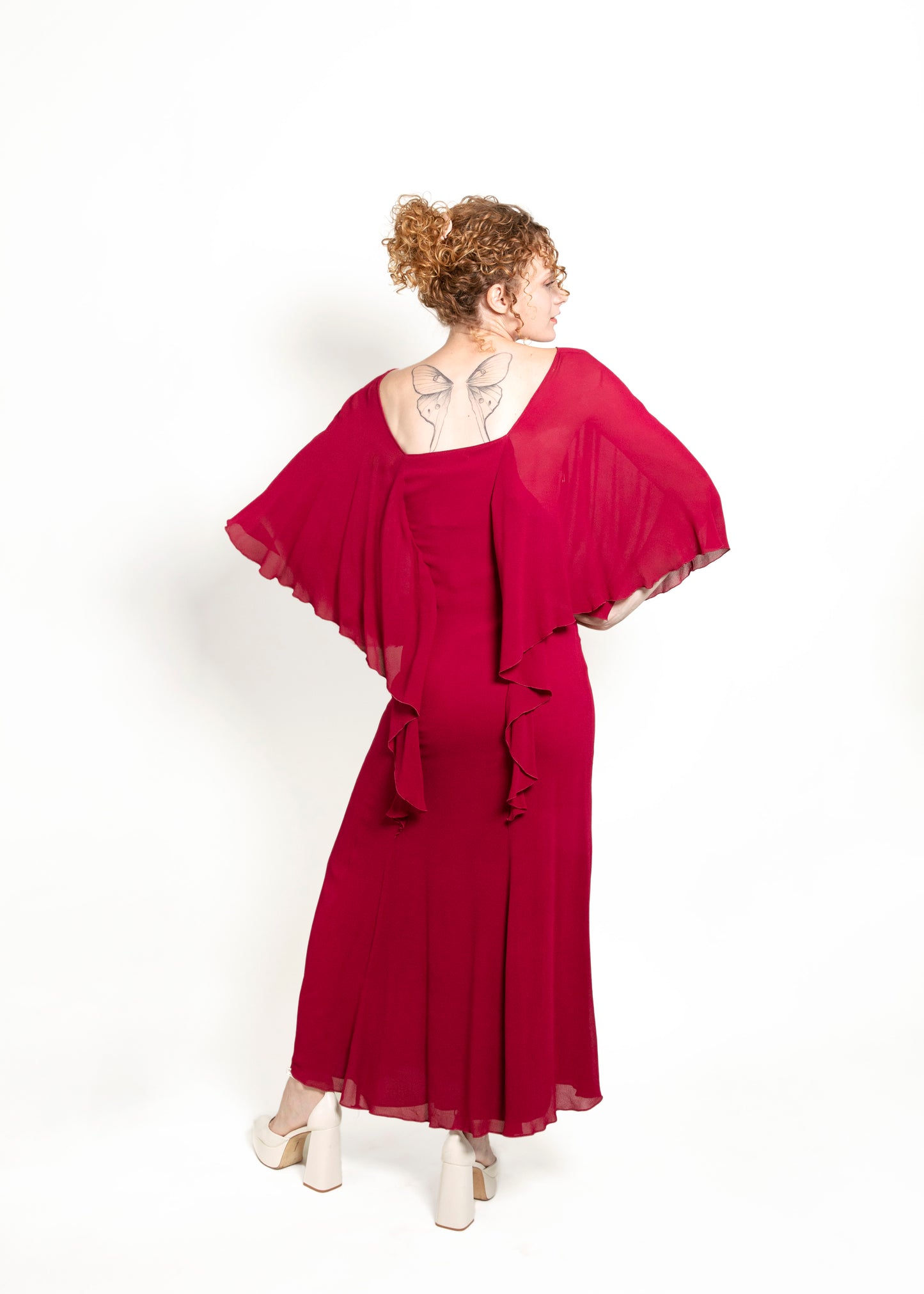 Giorgio's of Beverly Hills Berry Boho Dress