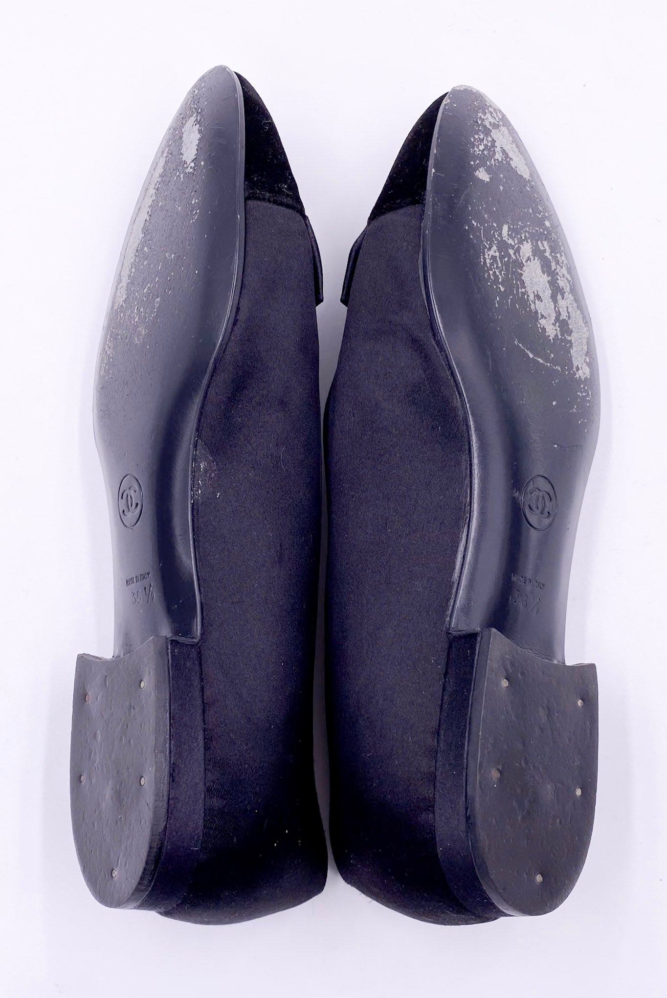 Chanel Black Bow Flats - The Kit Vintage