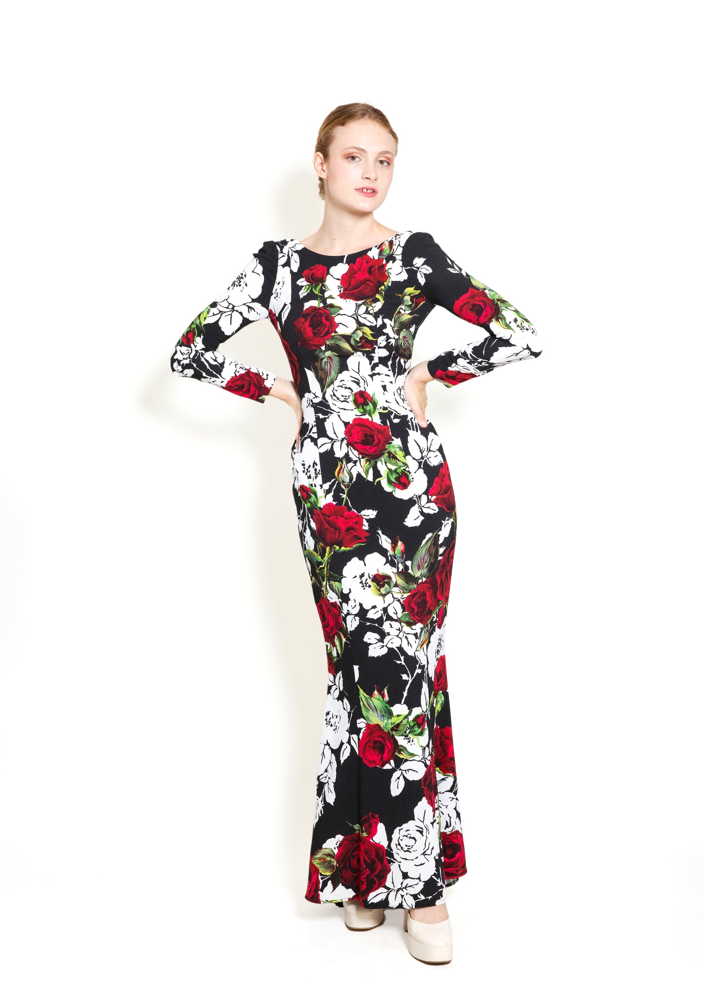 Dolce & Gabbana Fall 2015 L/S Floral Dress