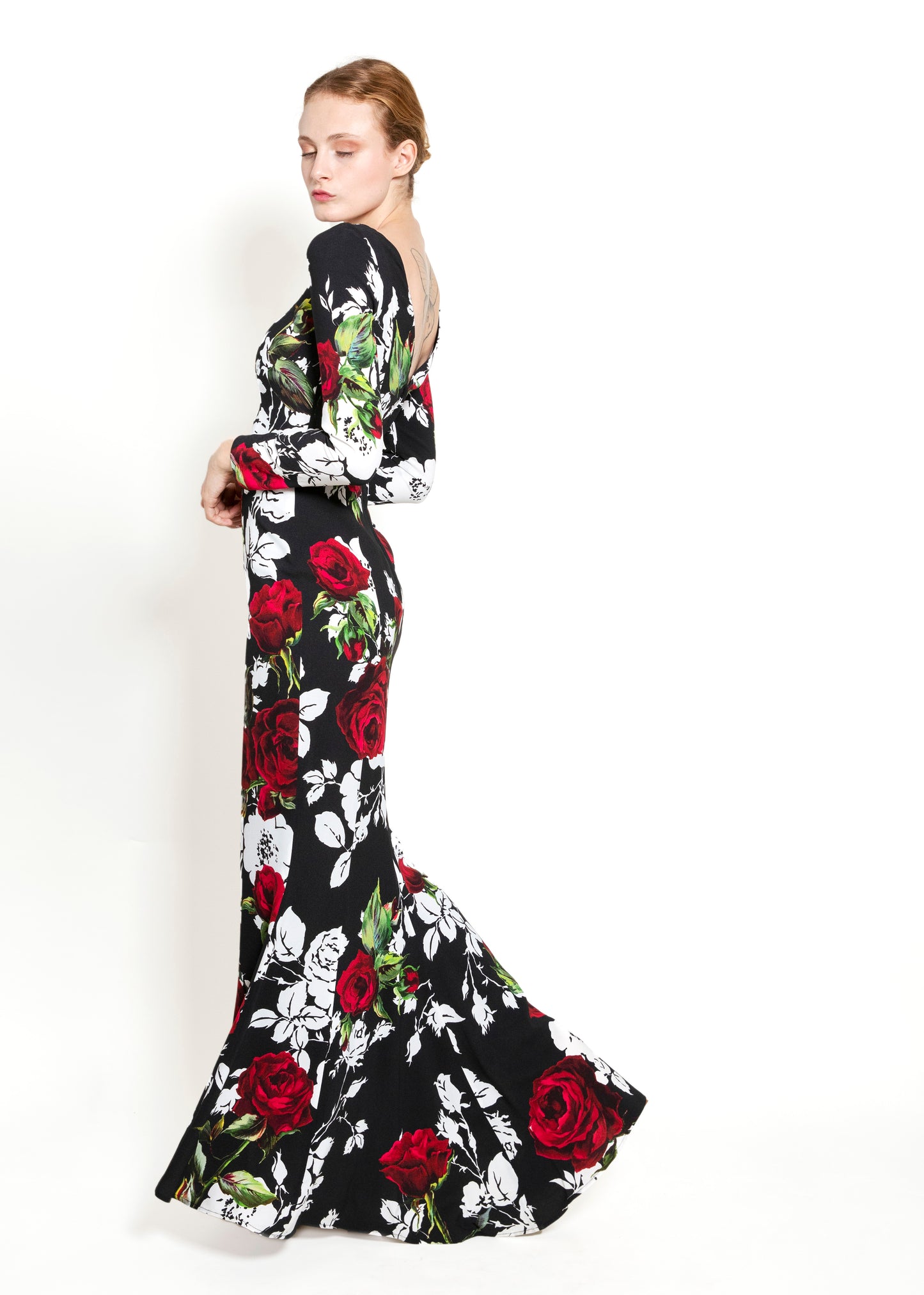 Dolce & Gabbana Fall 2015 L/S Floral Dress