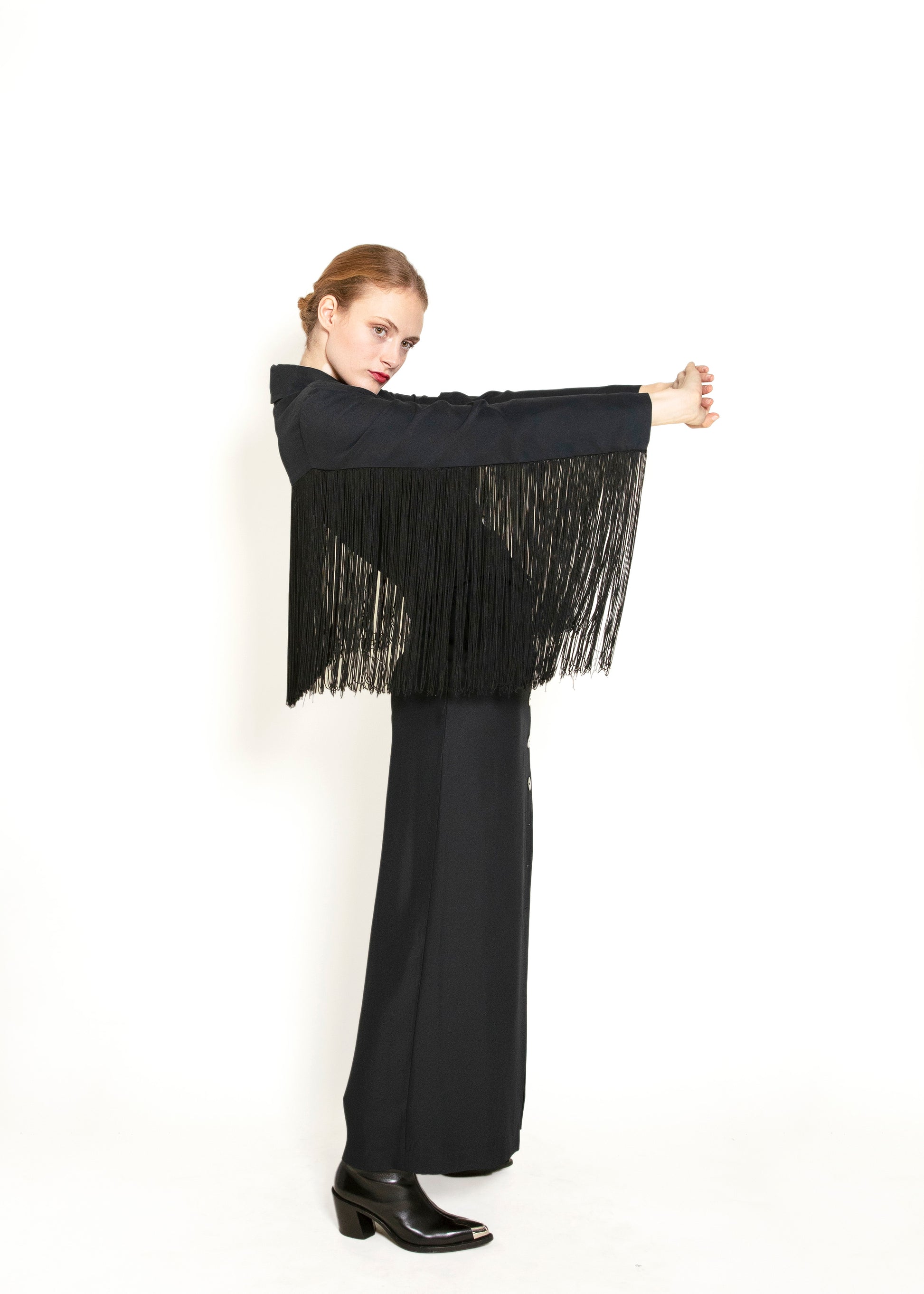 Martine Sitbon Fringe Top/Pant Set - The Kit Vintage
