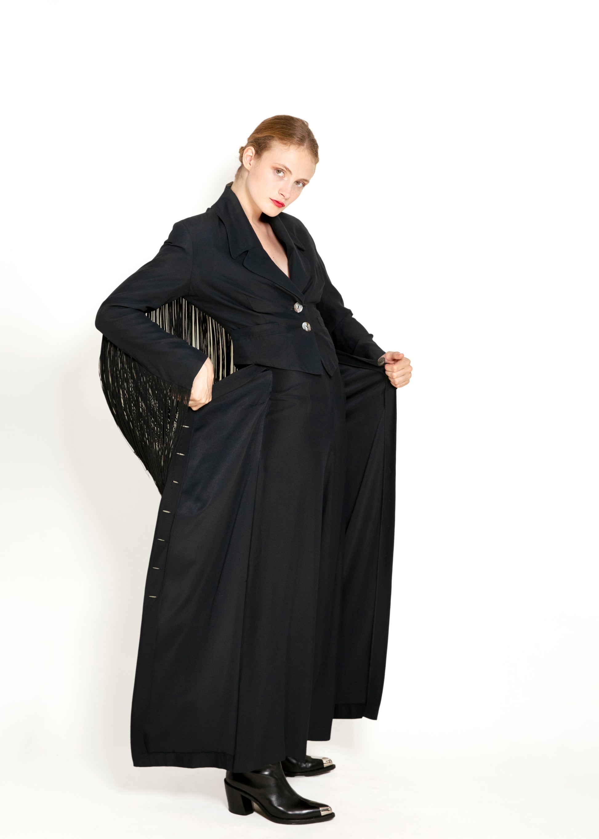 Martine Sitbon Fringe Top/Pant Set - The Kit Vintage
