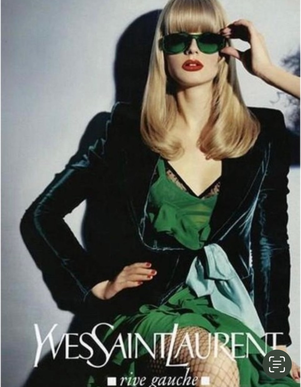 Tom Ford for YSL 2003 Turquoise Midi Ruffle Dress - The Kit Vintage