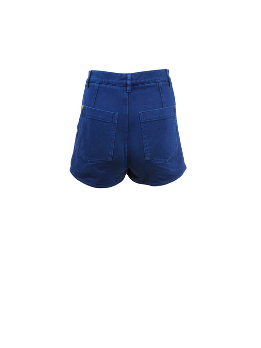 Chanel Navy Shorts W Belt