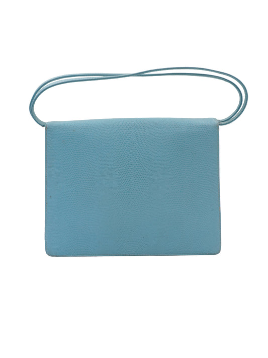Coblentz Sky Blue Lizard Handbag