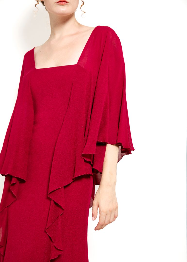 Giorgio's of Beverly Hills Berry Boho Dress
