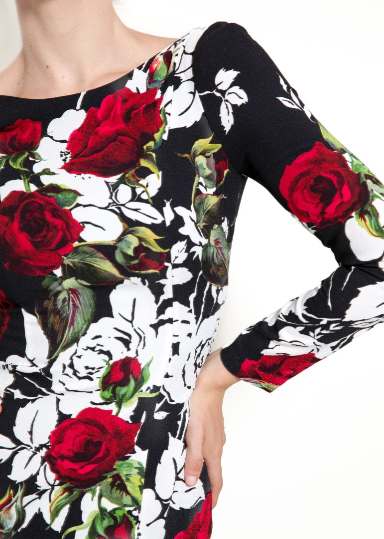Dolce & Gabbana Fall 2015 L/S Floral Dress