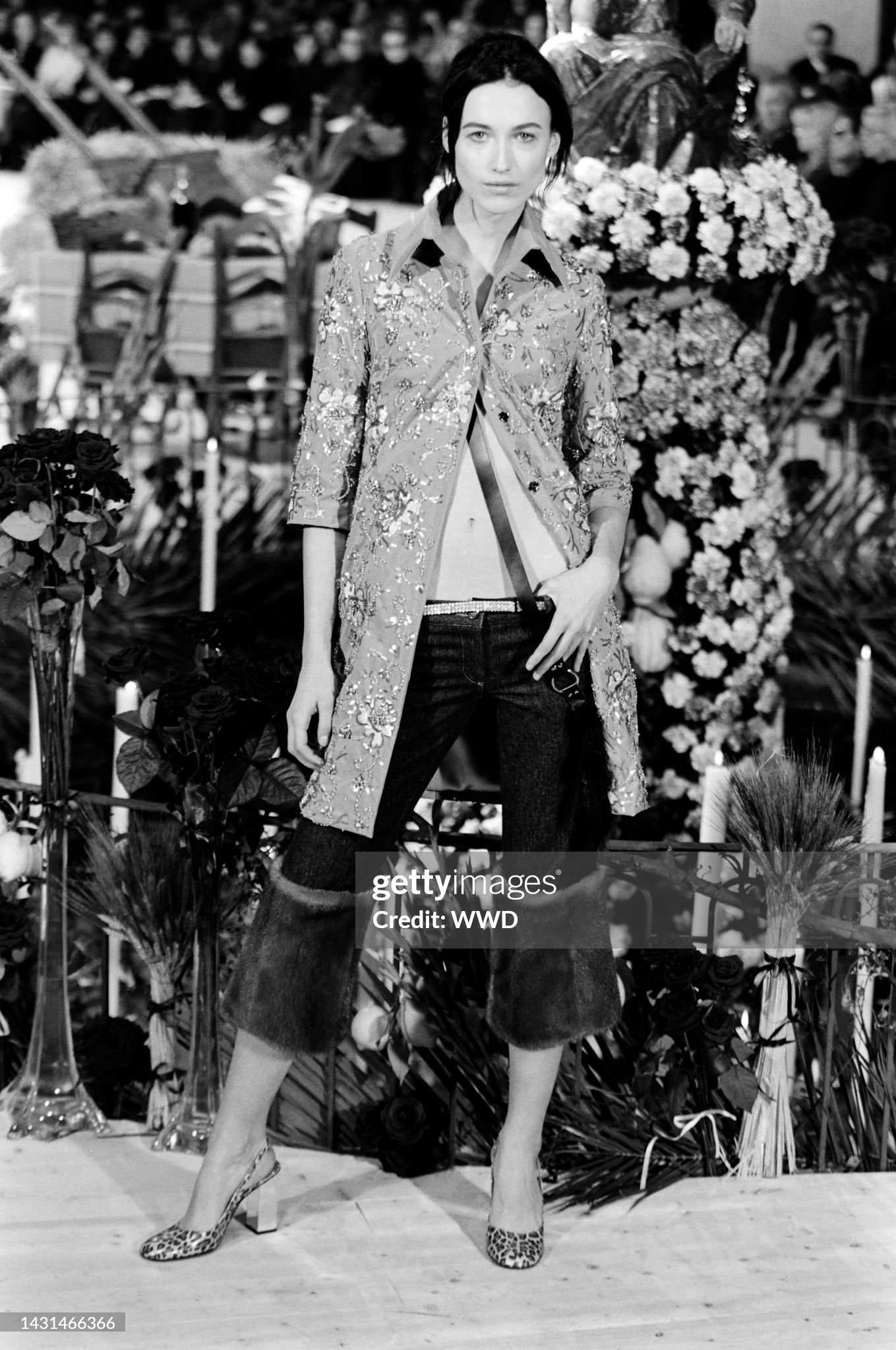 Dolce & Gabbana F/W 1999 Fur Cuff Pants - The Kit Vintage