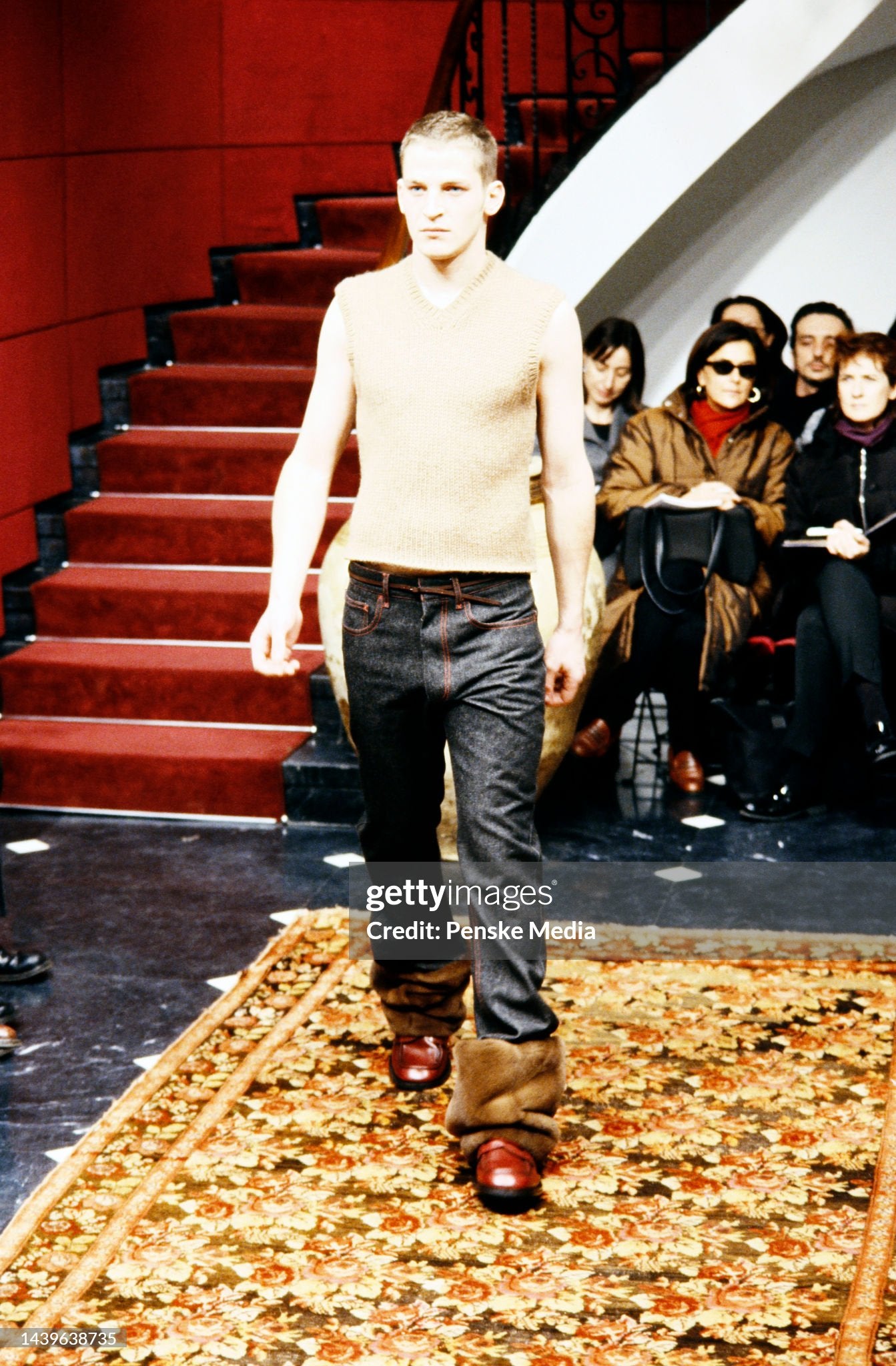 Dolce & Gabbana F/W 1999 Fur Cuff Pants - The Kit Vintage