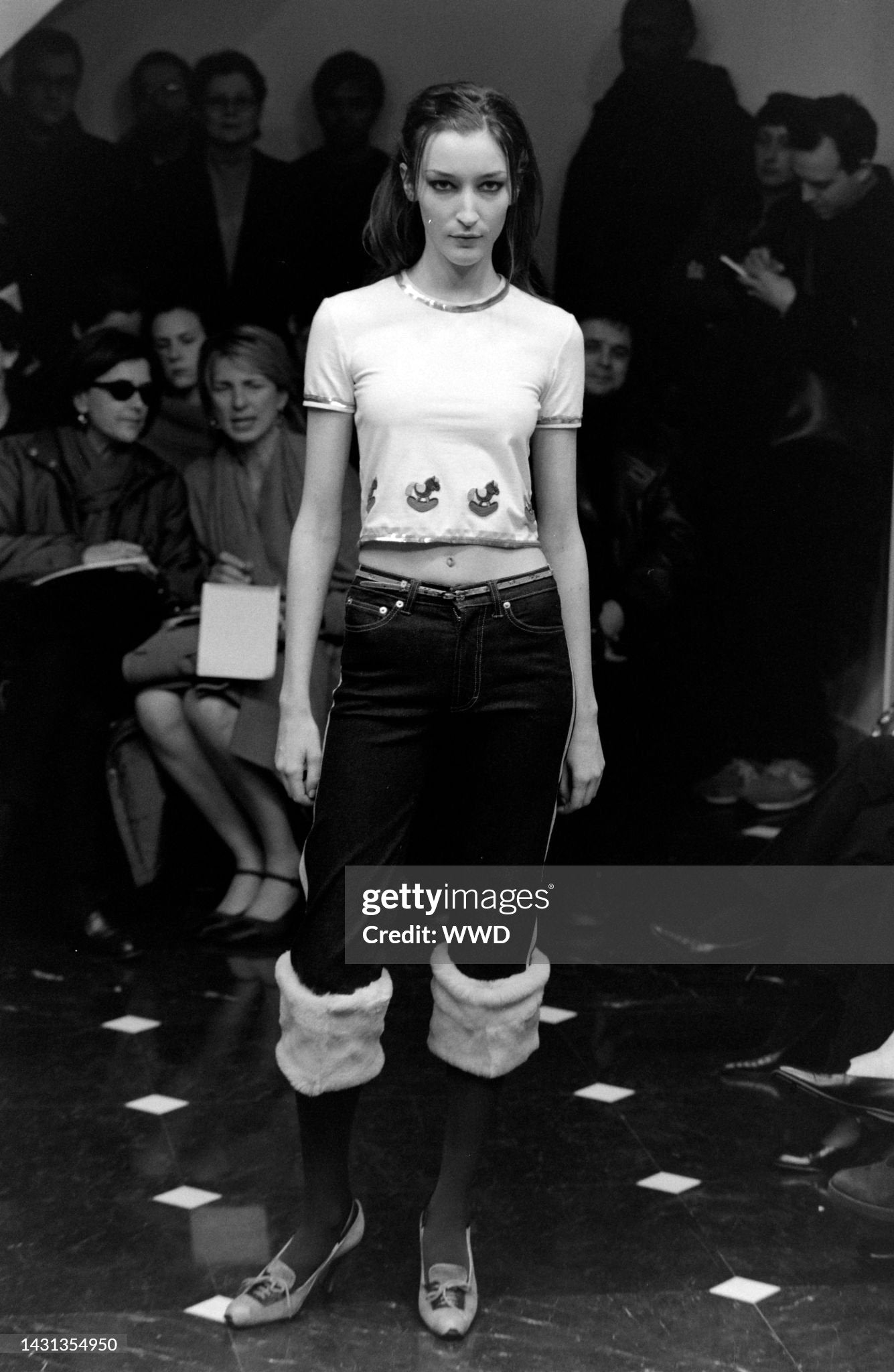 Dolce & Gabbana F/W 1999 Fur Cuff Pants - The Kit Vintage