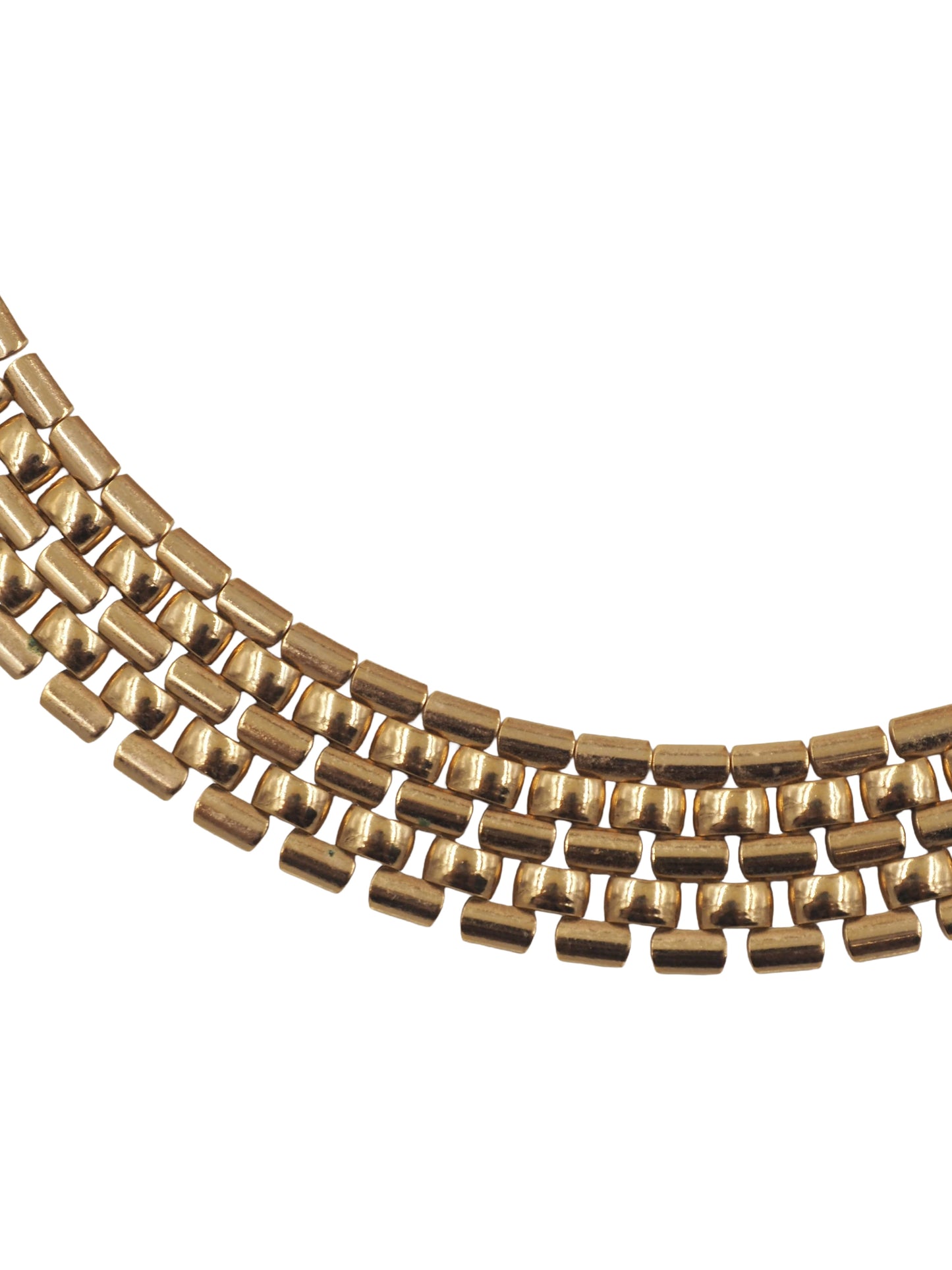 Givenchy Gold Necklace W Ruby clasp