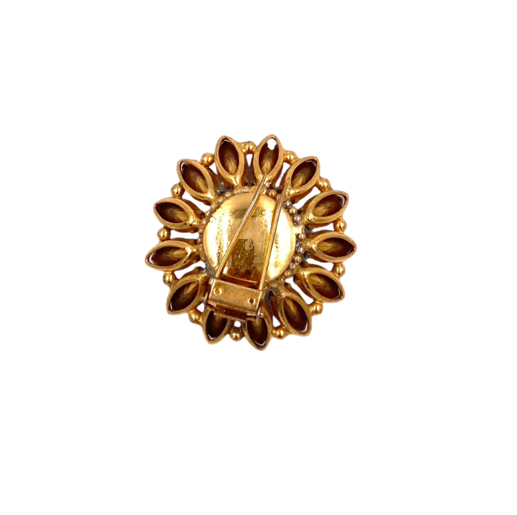 Medium Rhinestone Flower Clip/Brooch - The Kit Vintage
