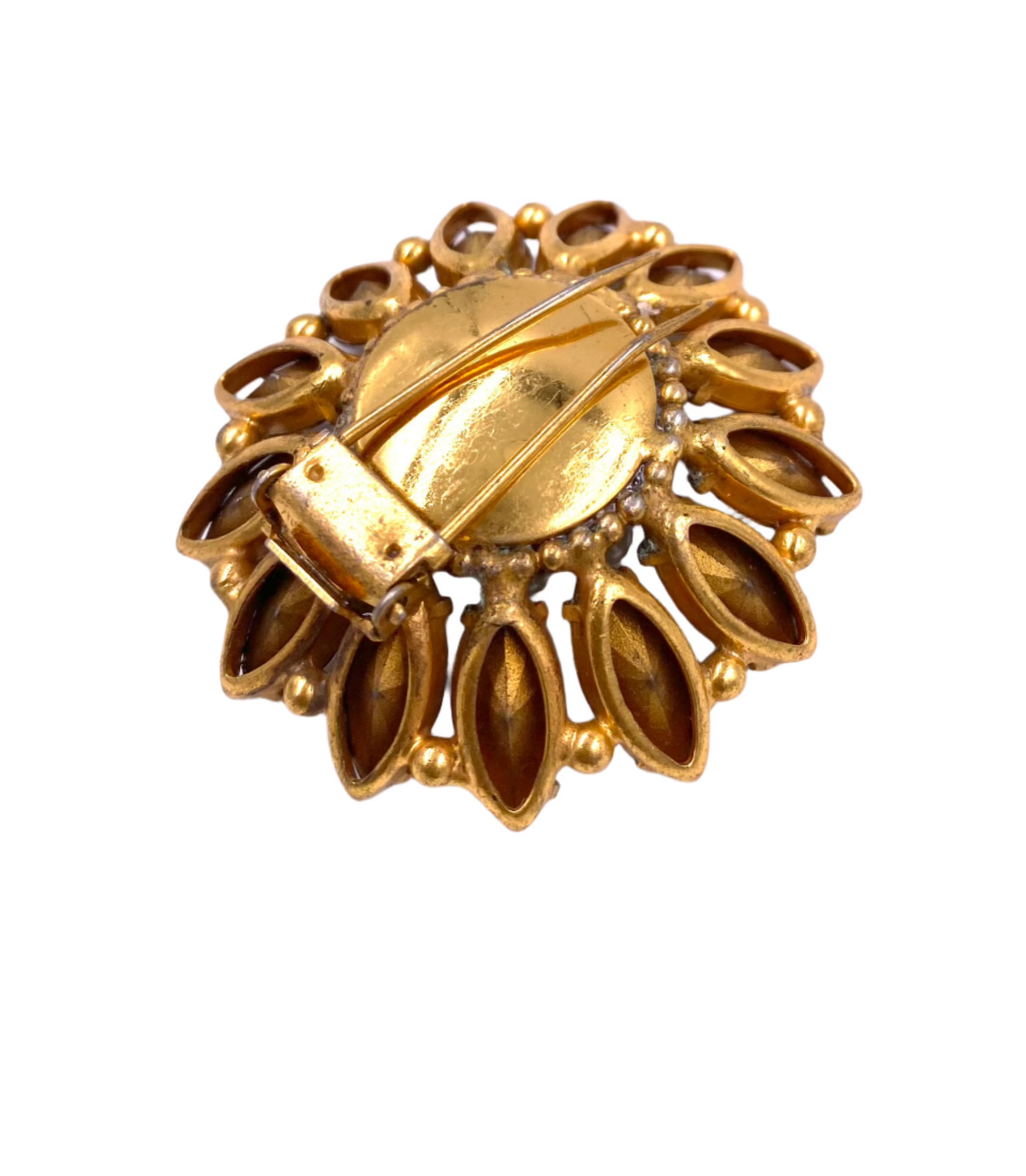 Medium Rhinestone Flower Clip/Brooch - The Kit Vintage