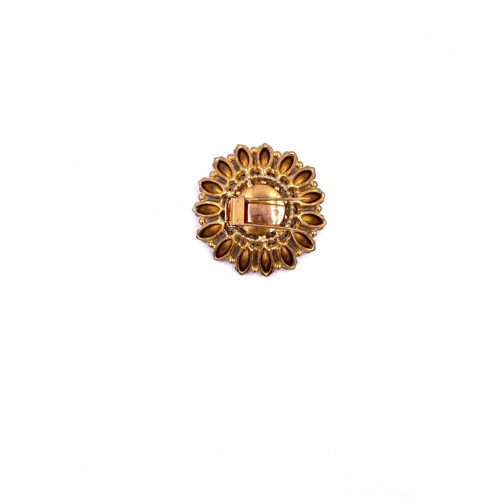 Large Rhinesstone Flower Clip/Brooch - The Kit Vintage