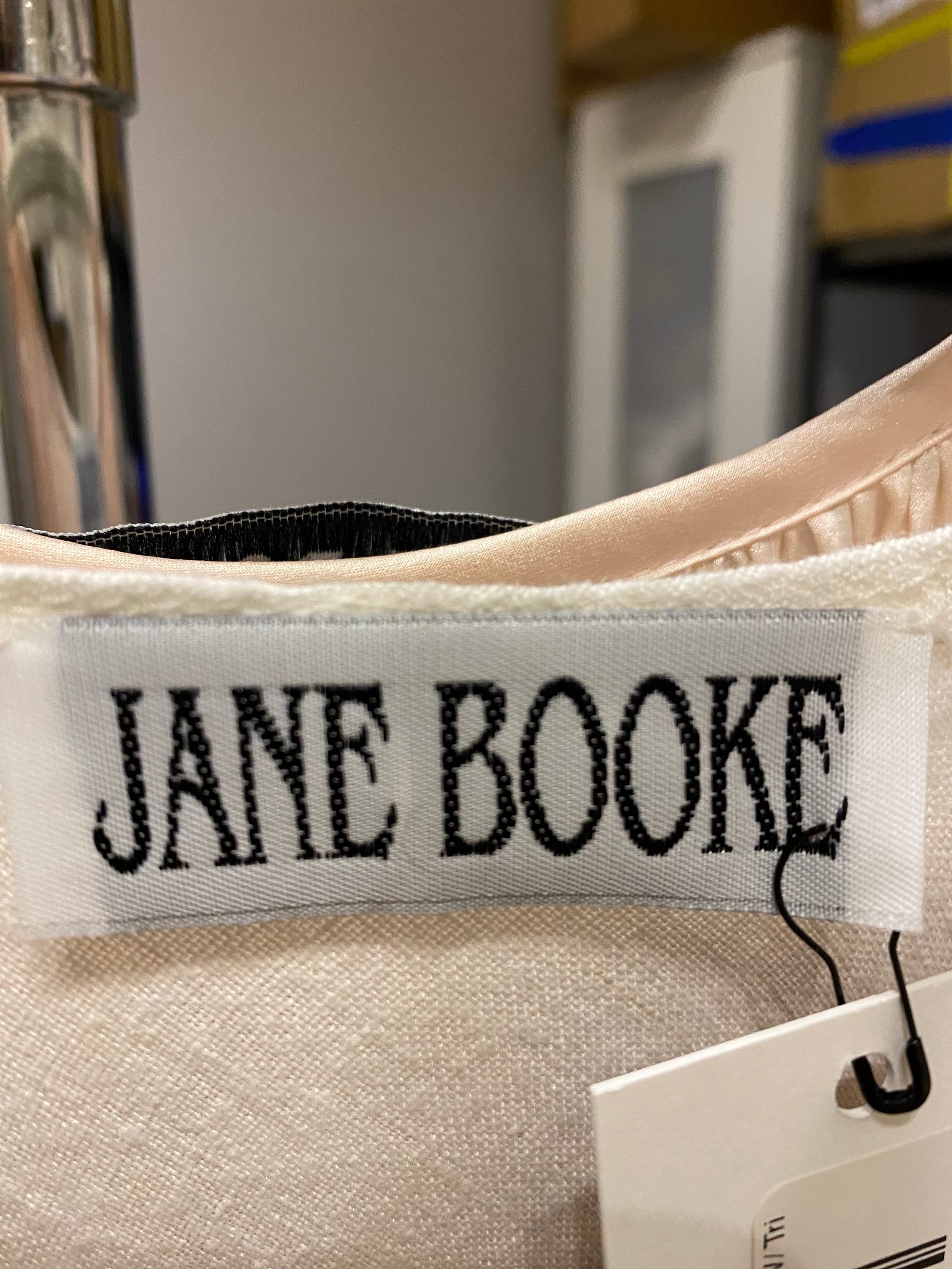 Jane Booke Linen Bell Sleeve Camelot Dress W/ Trim - The Kit Vintage