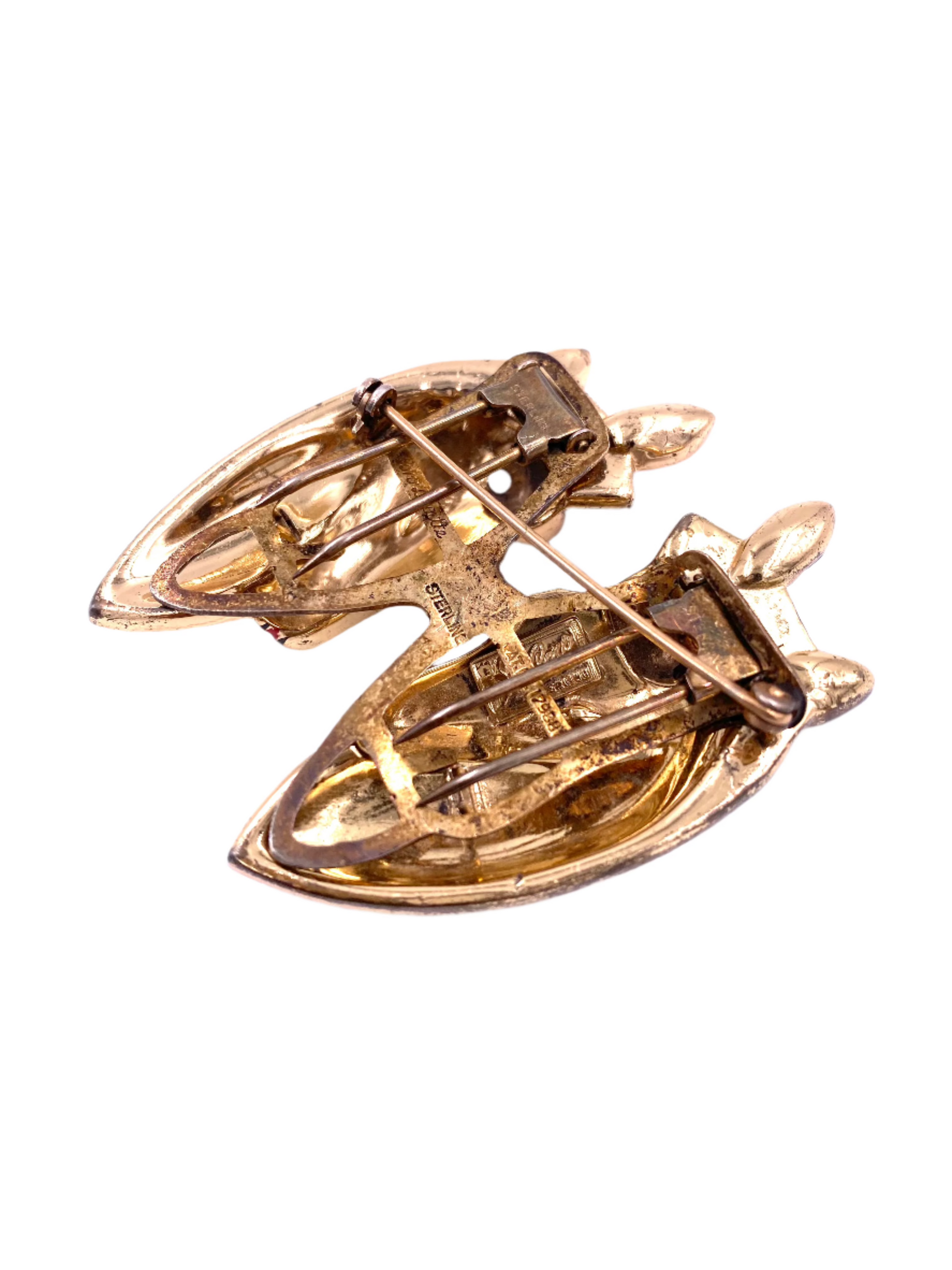 1940s Sterling Coro Duette Horse Head Brooch - The Kit Vintage