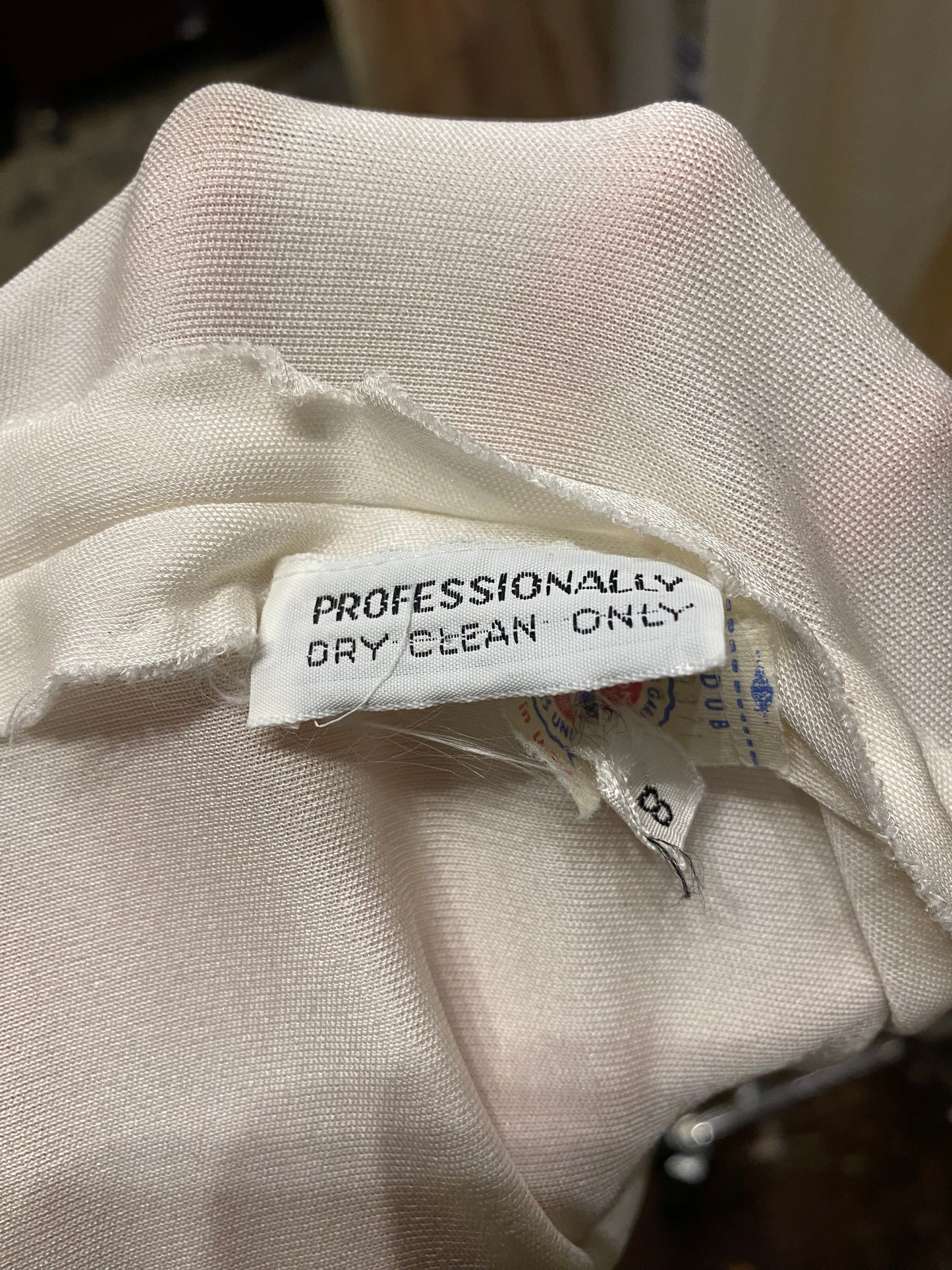 Geoffrey Beene White Grecian Style Strapless Dress - The Kit Vintage