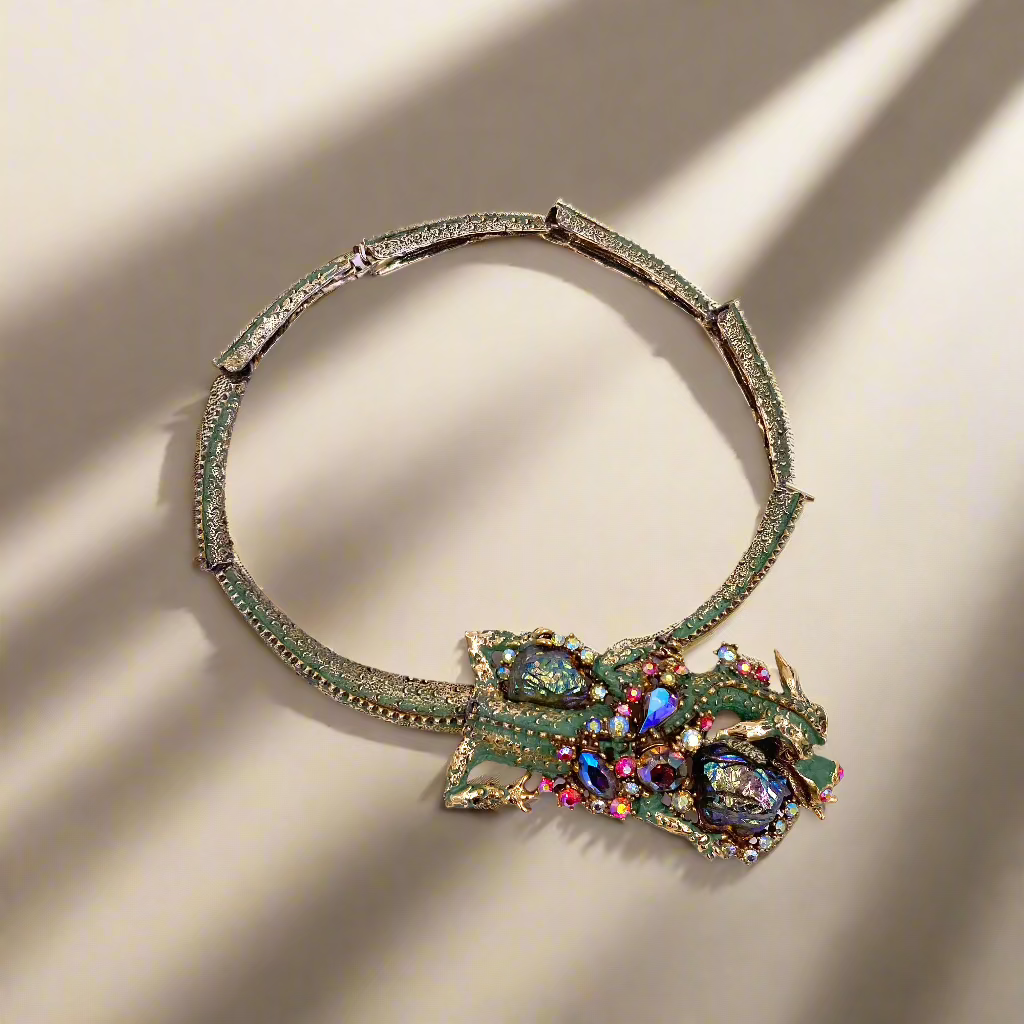 Vintage HAR Dragon Necklace 1959 Collection