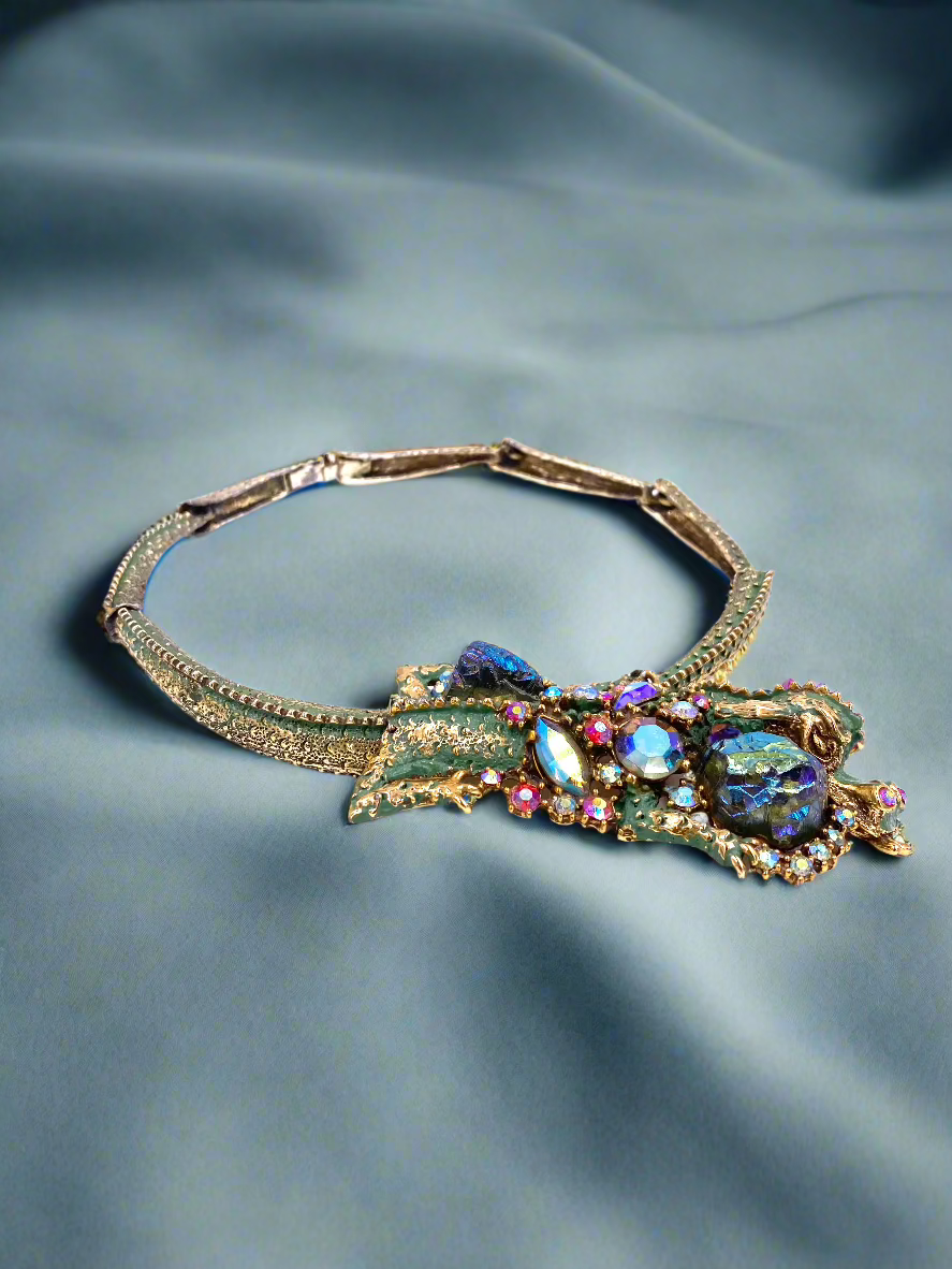 Vintage HAR Dragon Necklace 1959 Collection - The Kit Vintage