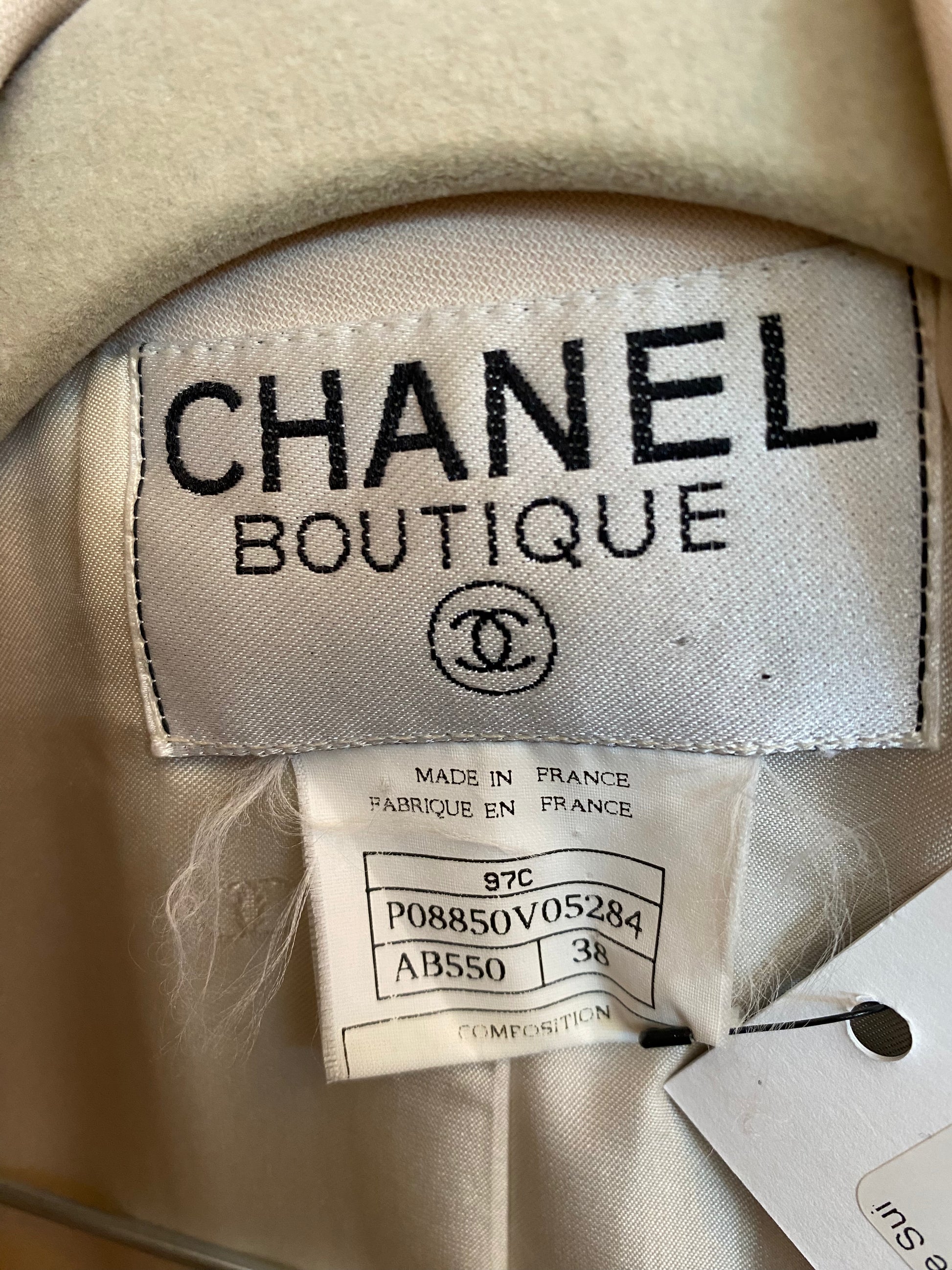 Vintage Chanel 1997 Cruise Cream Pants Suit - The Kit Vintage