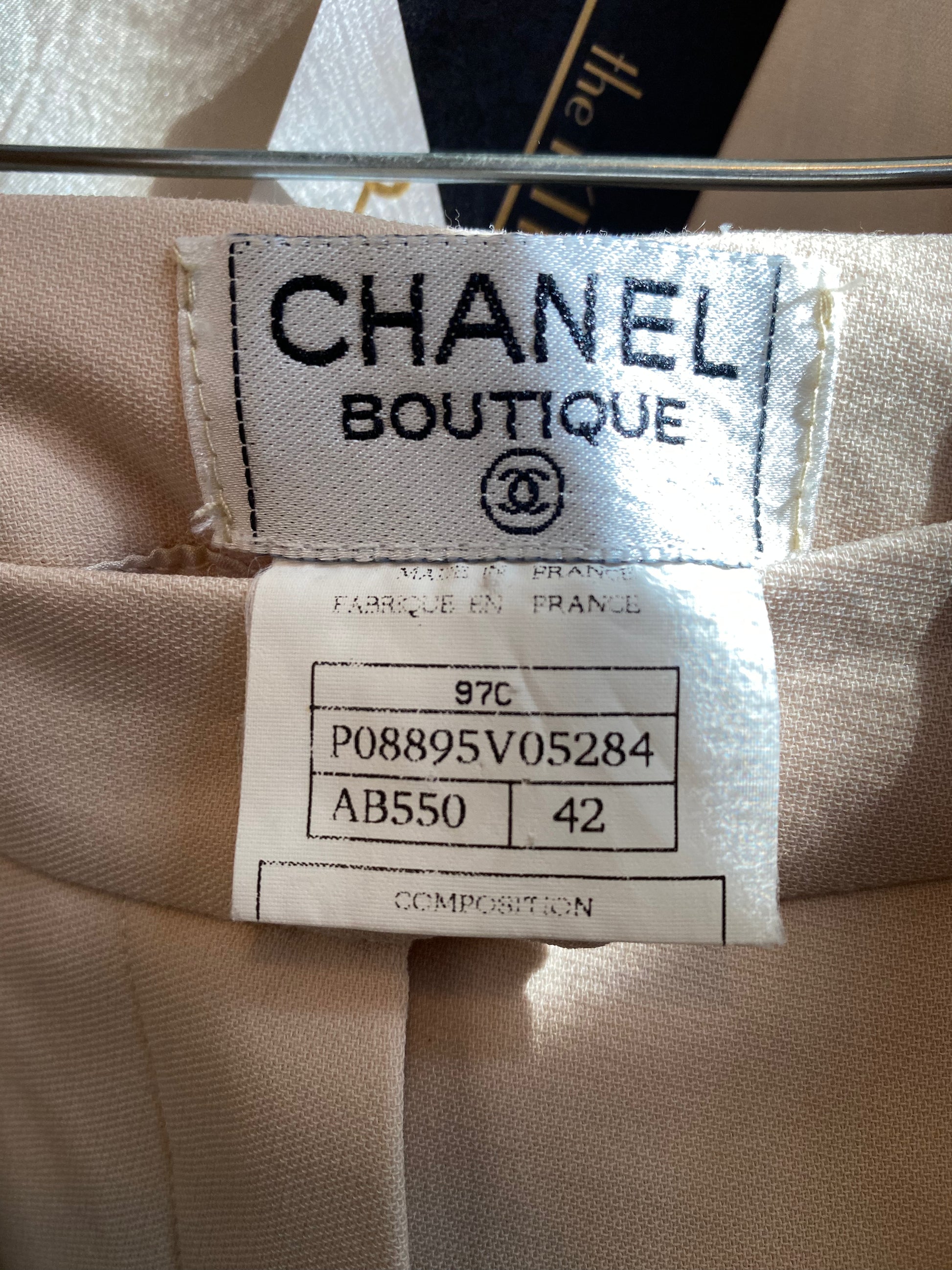 Vintage Chanel 1997 Cruise Cream Pants Suit - The Kit Vintage
