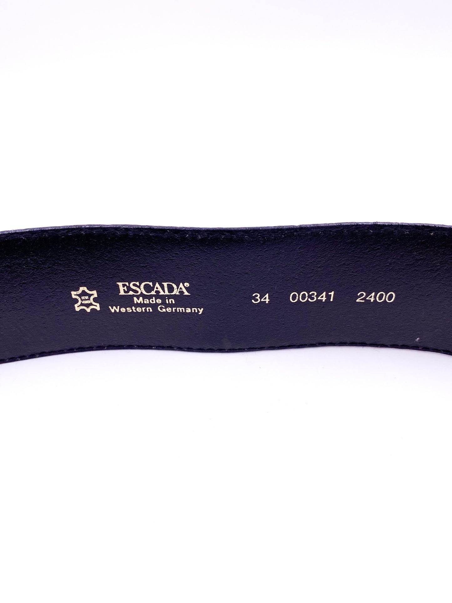 Escada Multicolor Gold Buckle Belt