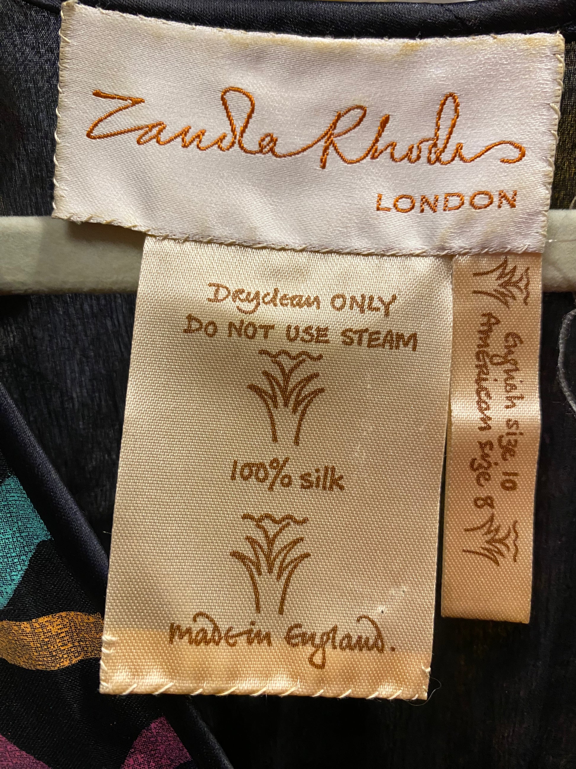 Zandra Rhodes Documented 1976 Landscape Print Dress - The Kit Vintage
