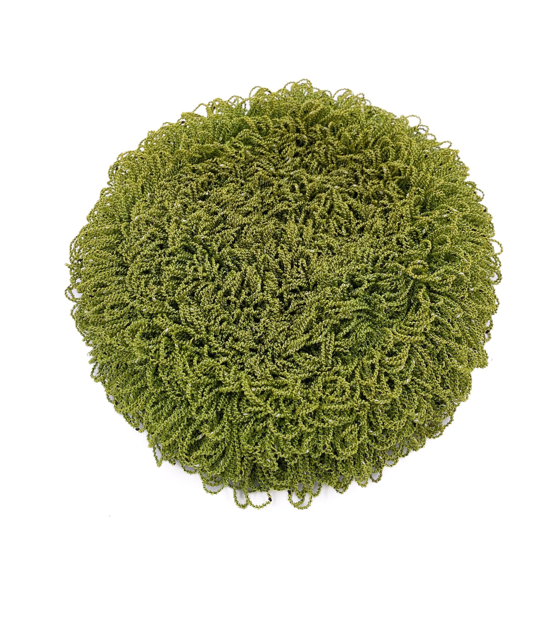 Vintage Green Carpet Hat - The Kit Vintage