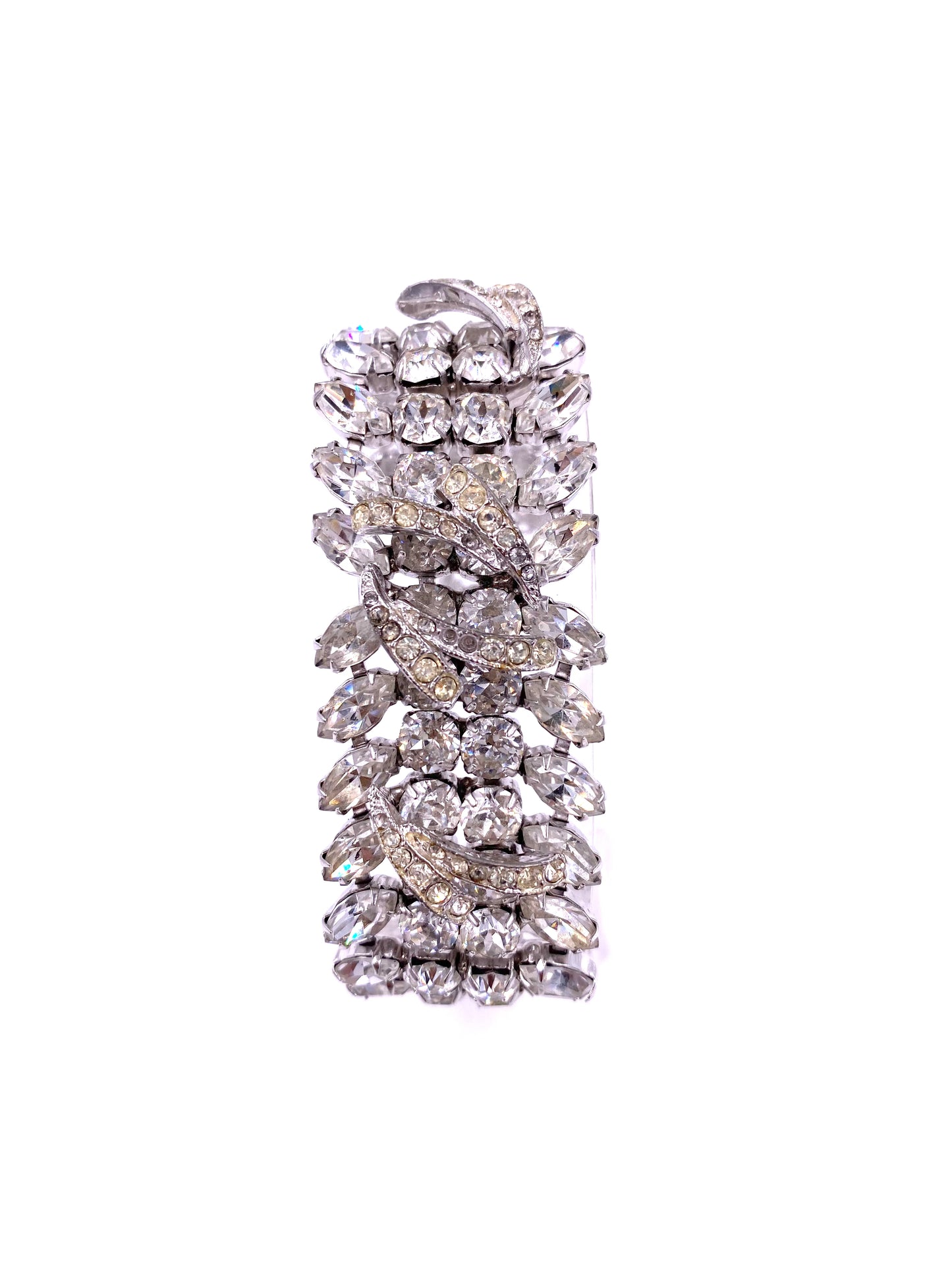 Weiss Large Rhinestone Bracelet
