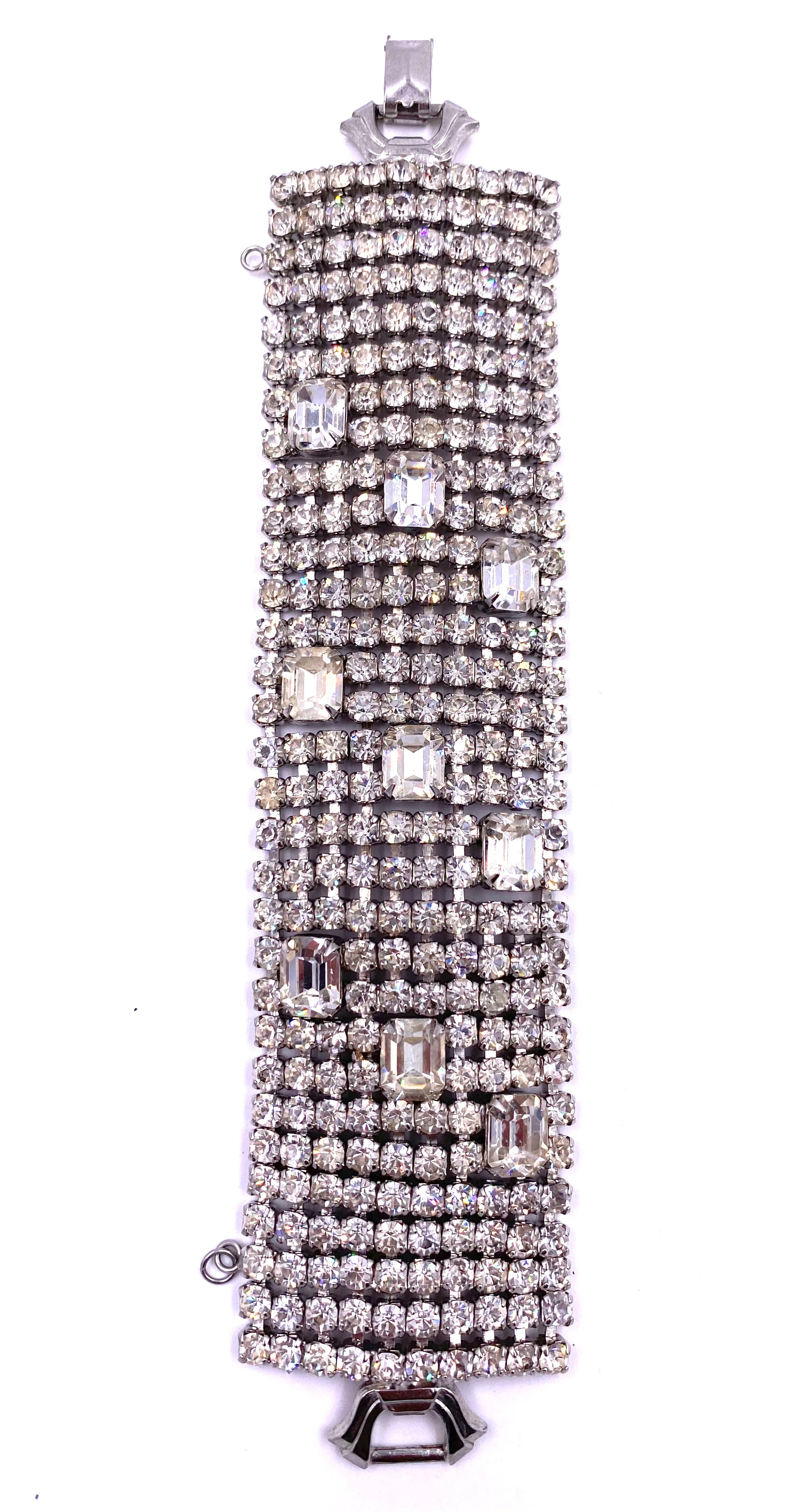 Weiss XL Rhinestone Bracelet - The Kit Vintage