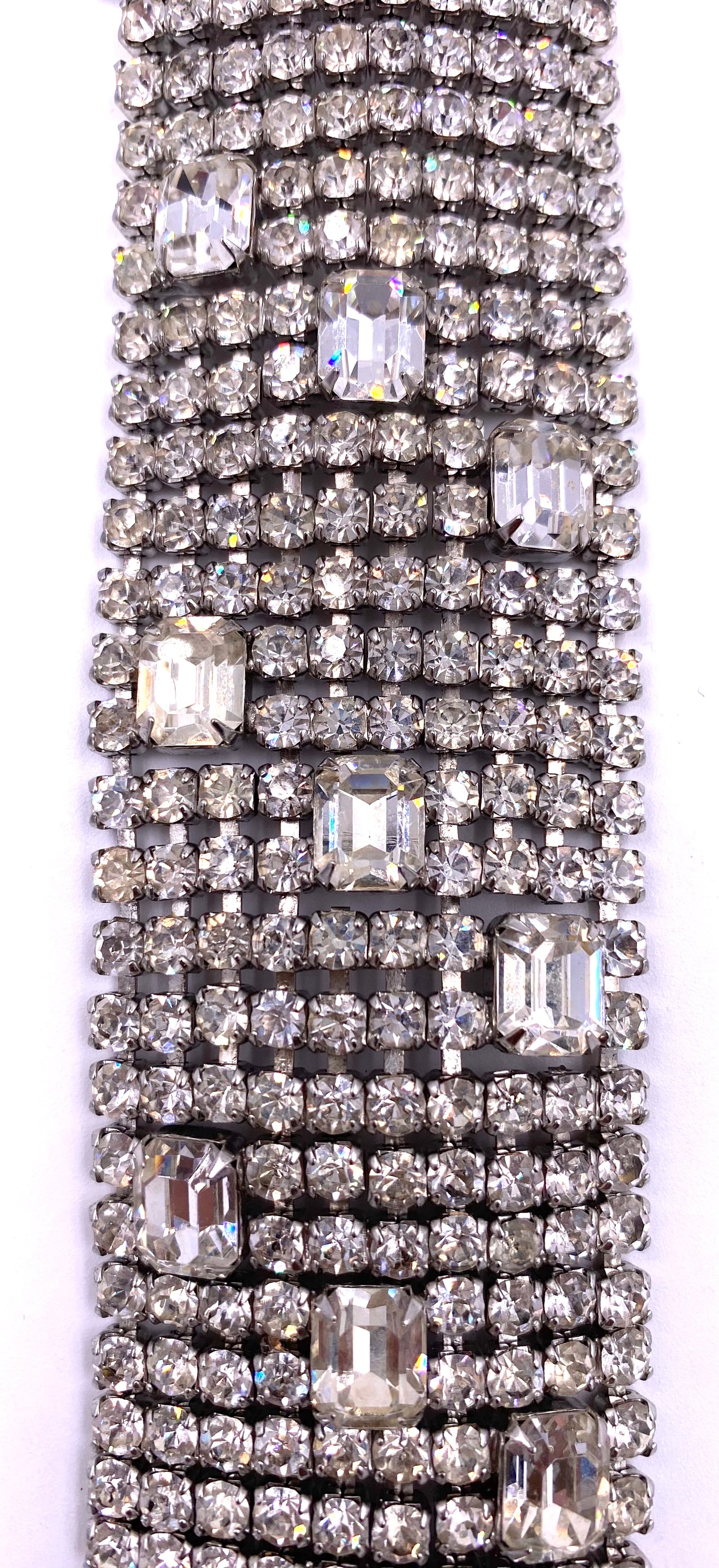 Weiss XL Rhinestone Bracelet