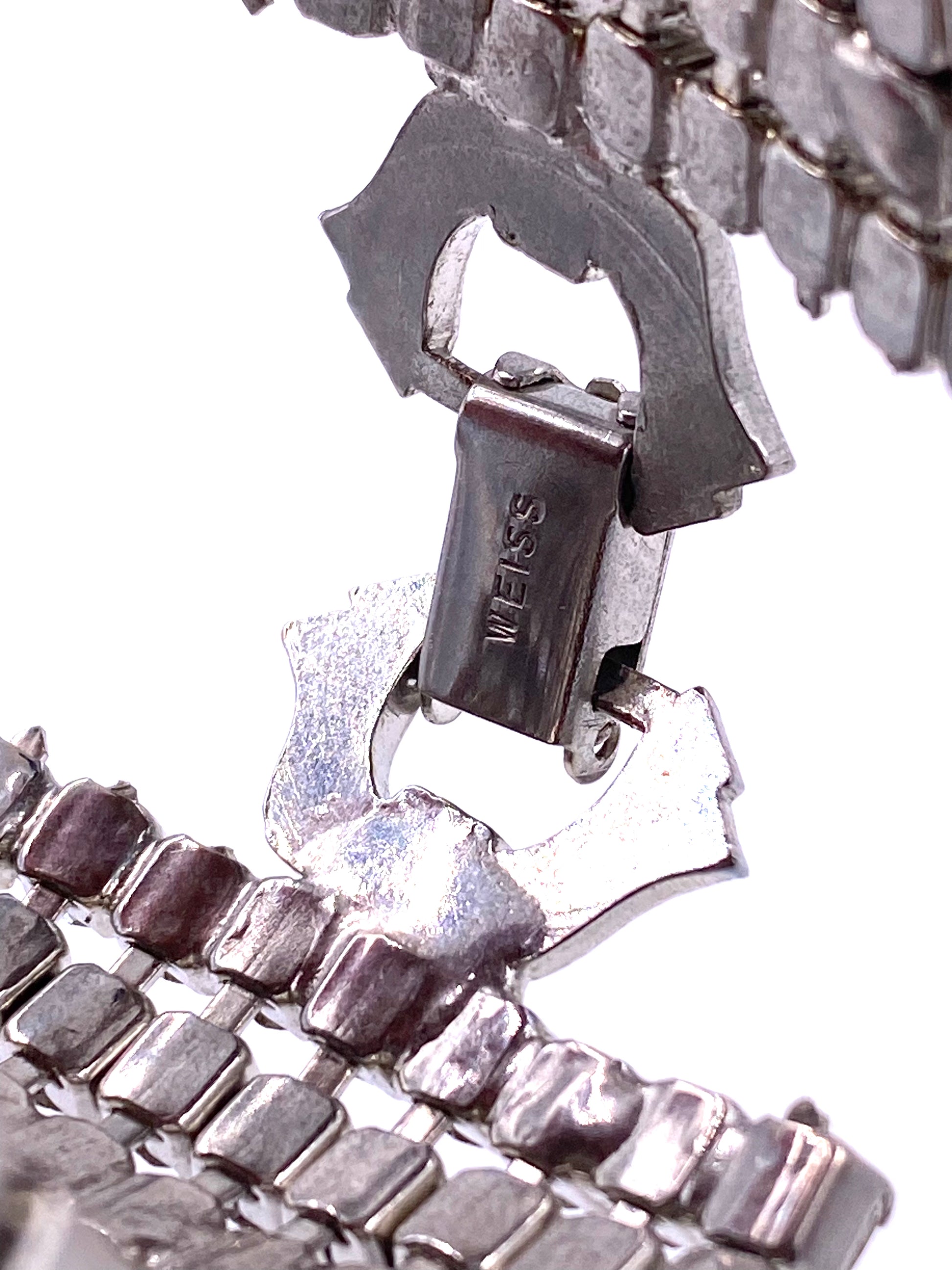 Weiss XL Rhinestone Bracelet - The Kit Vintage