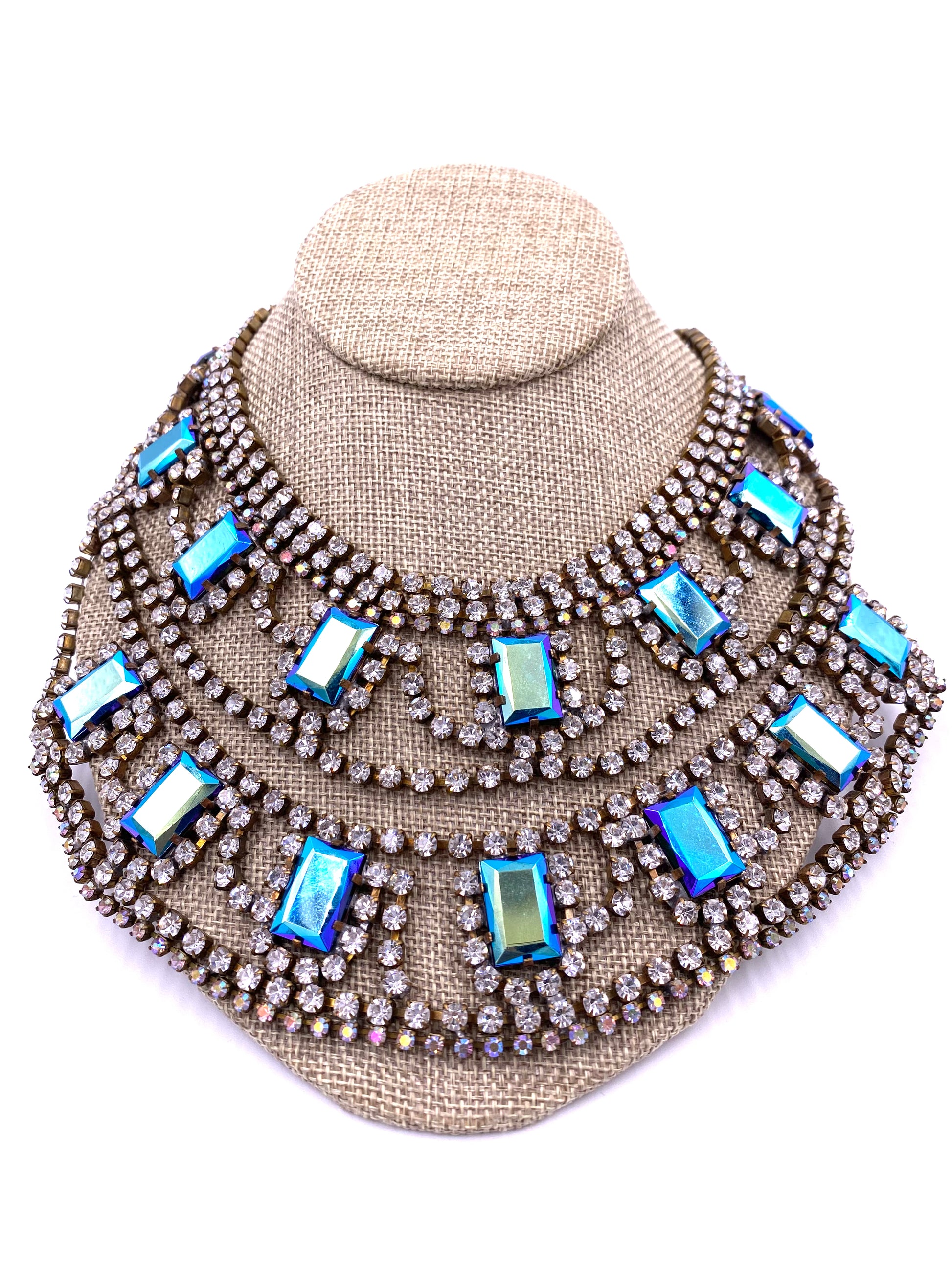 Bijoux Two-Tier Crystal Necklace - The Kit Vintage