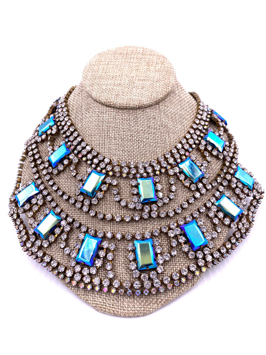 Bijoux Two-Tier Crystal Necklace - The Kit Vintage