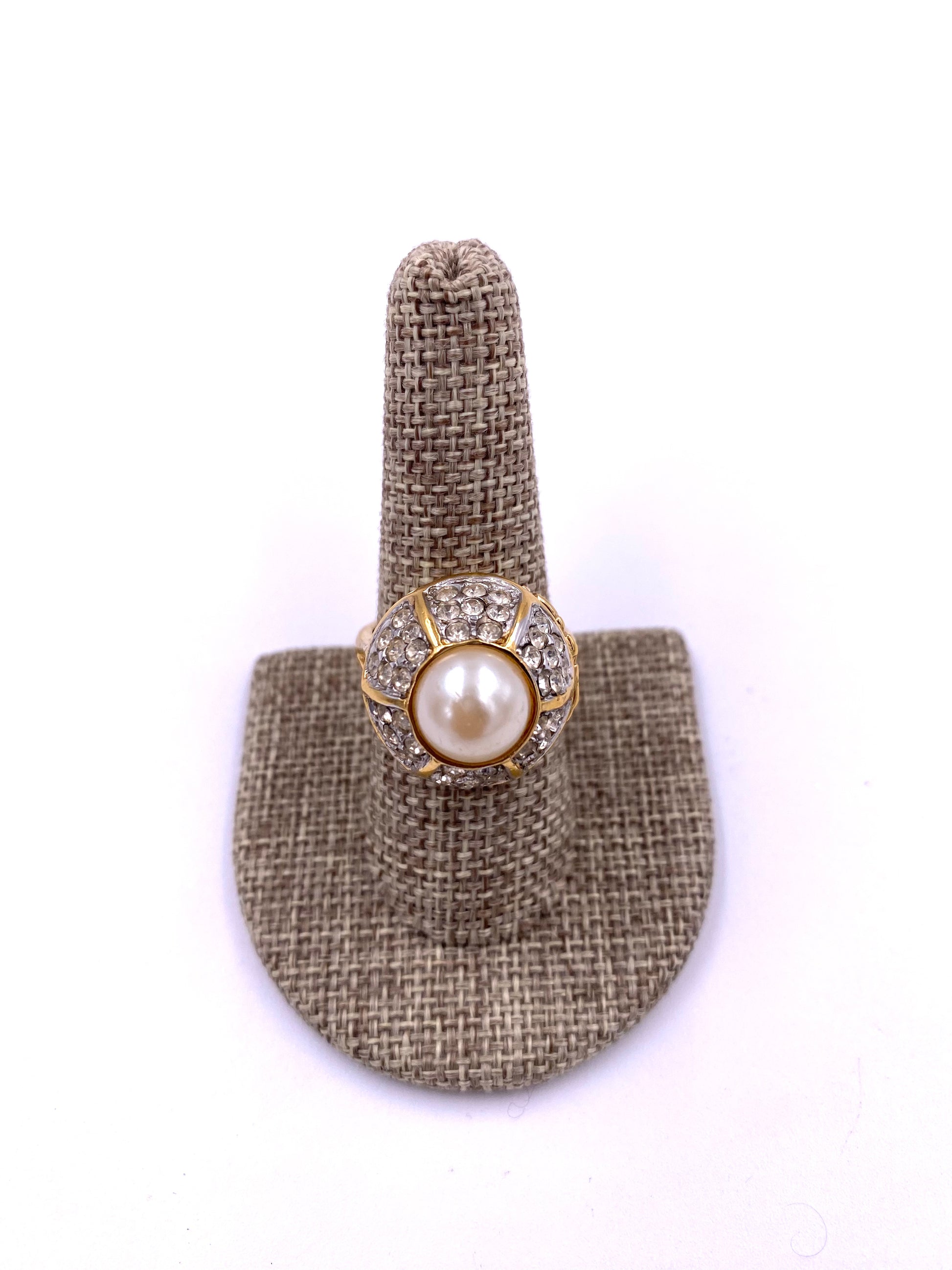 Pearl Dome Cocktail Ring - The Kit Vintage