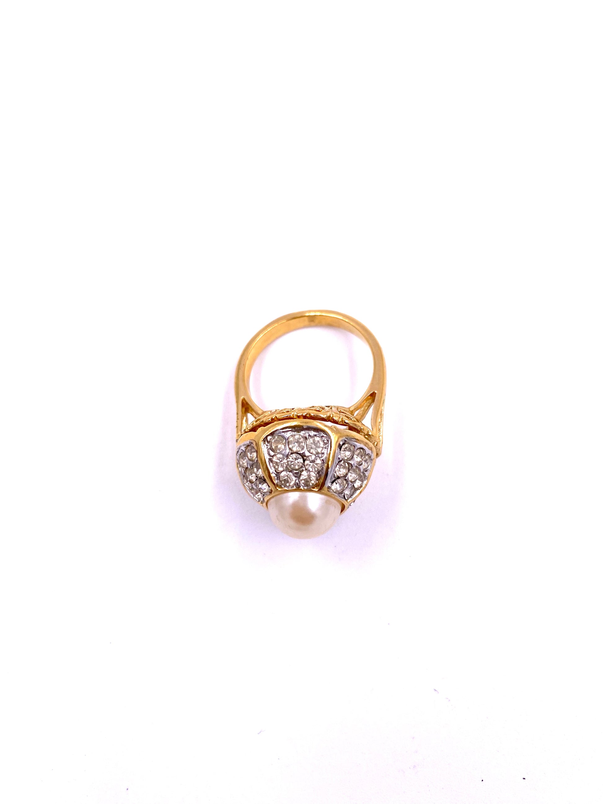 Pearl Dome Cocktail Ring - The Kit Vintage