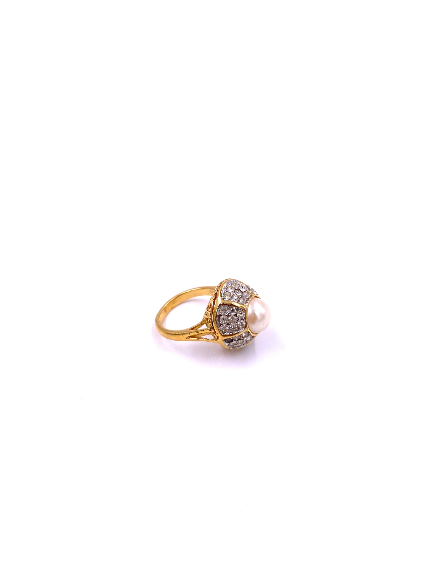 Pearl Dome Cocktail Ring