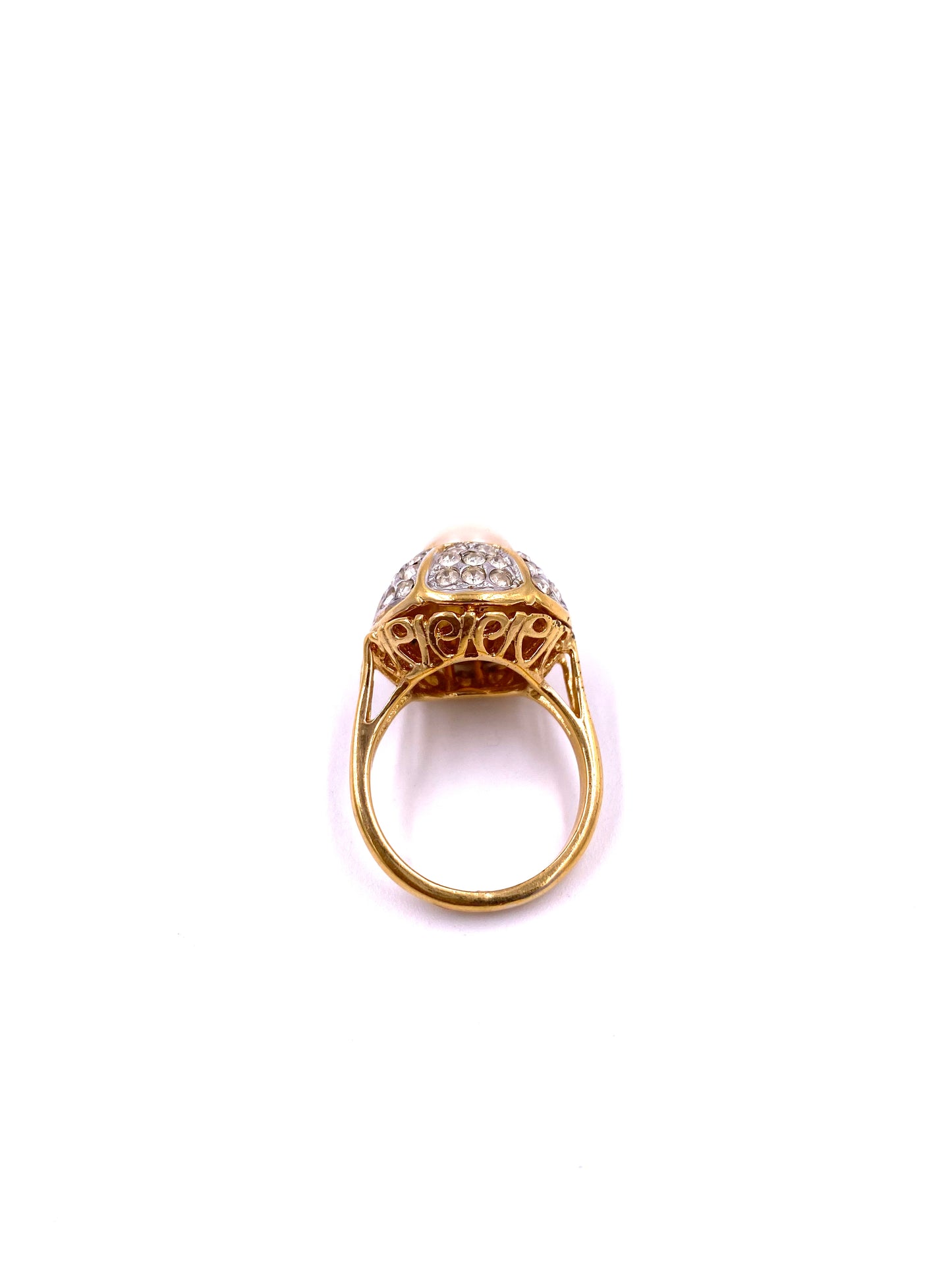 Pearl Dome Cocktail Ring