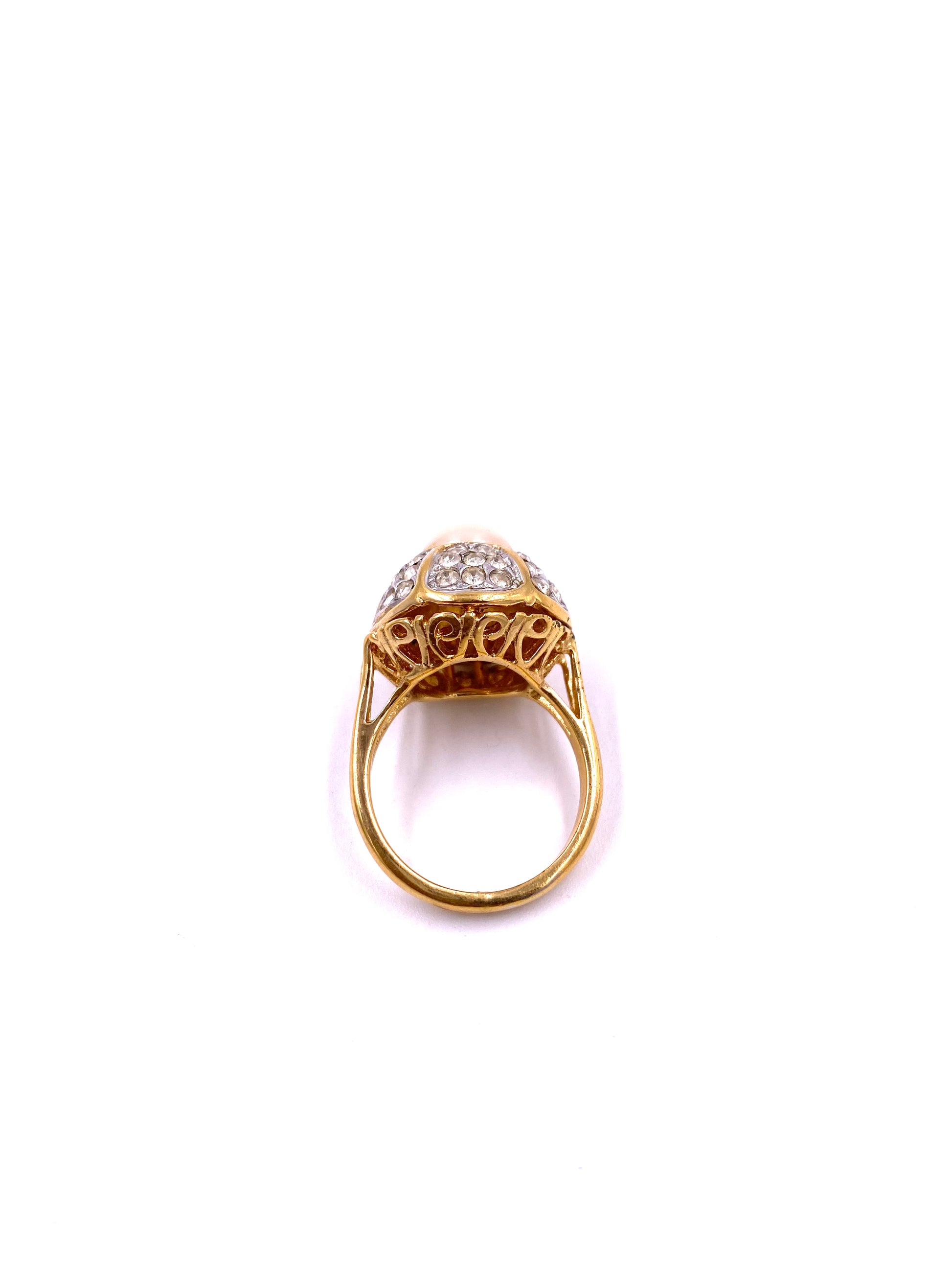 Pearl Dome Cocktail Ring - The Kit Vintage