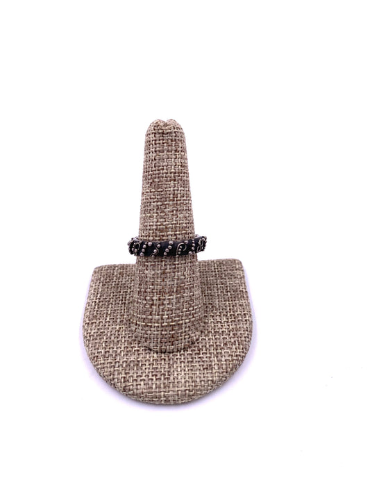 Textured Sterling Silver Band - The Kit Vintage