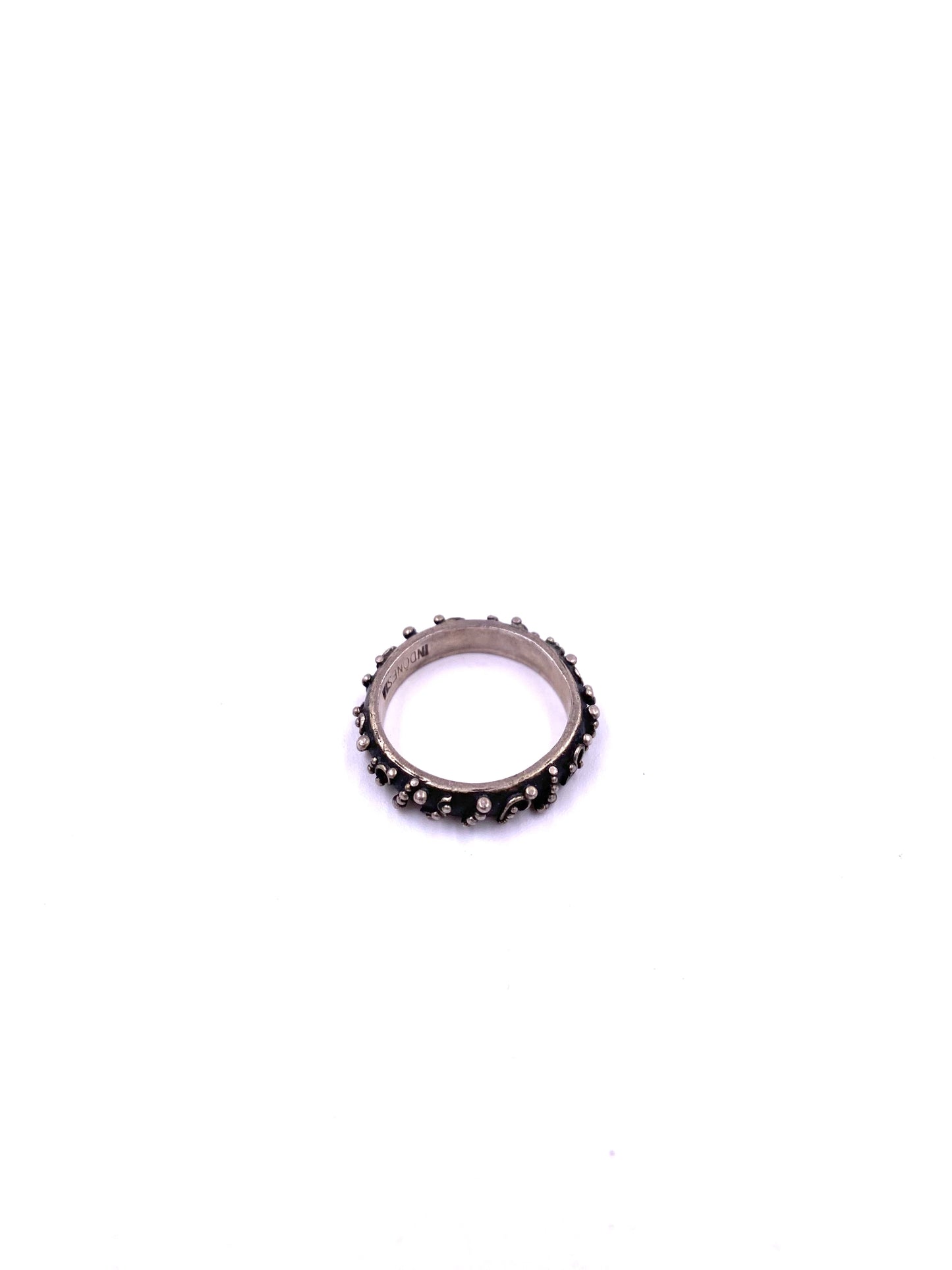 Textured Sterling Silver Band