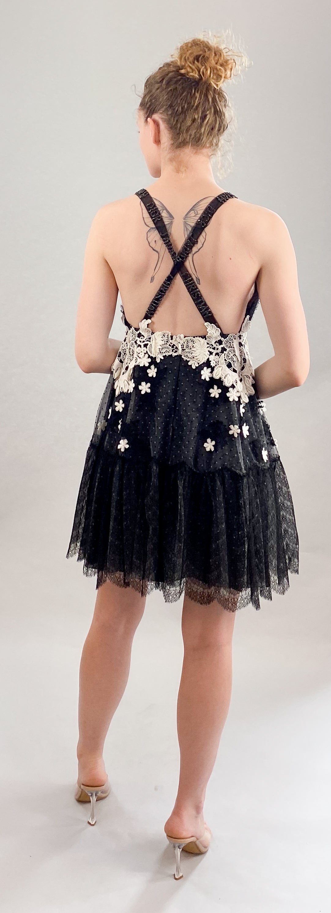 Christian Dior by John Galliano Cruise 2008 Blk/Wht Cocktail Dress